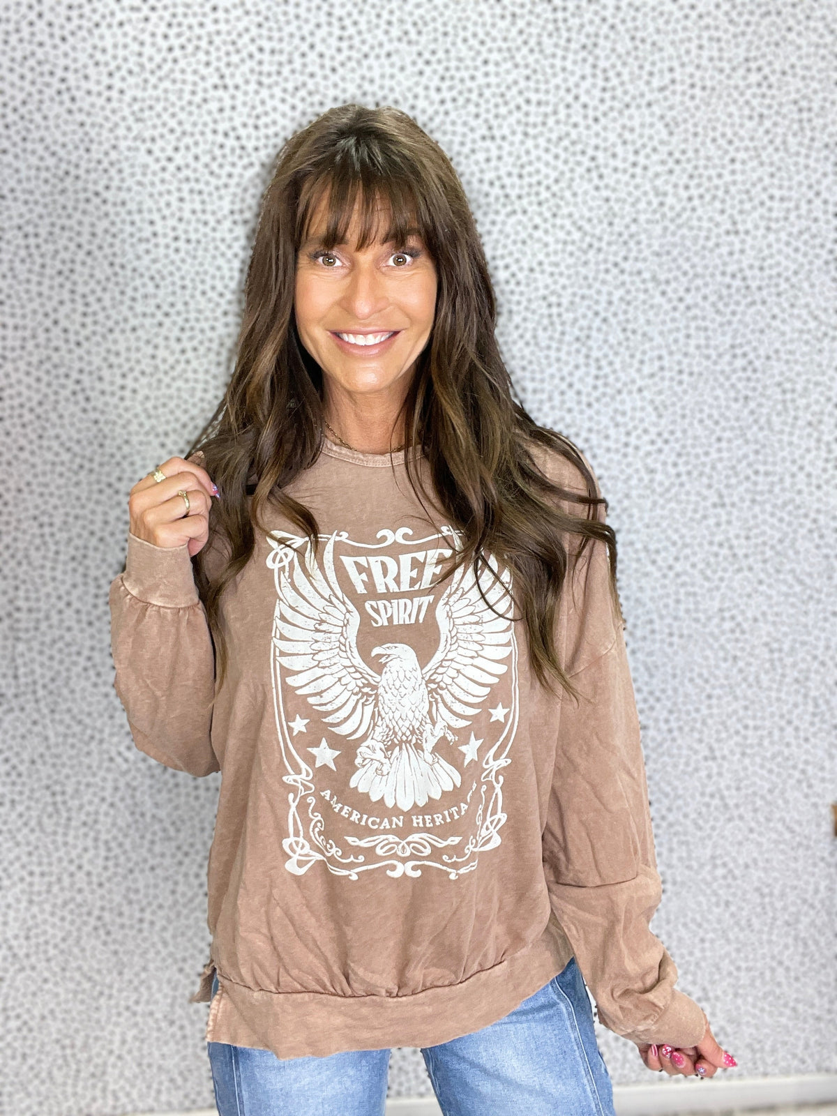 Free Spirit Mineral Wash Sweatshirt in 9 Colors *Final Sale*
