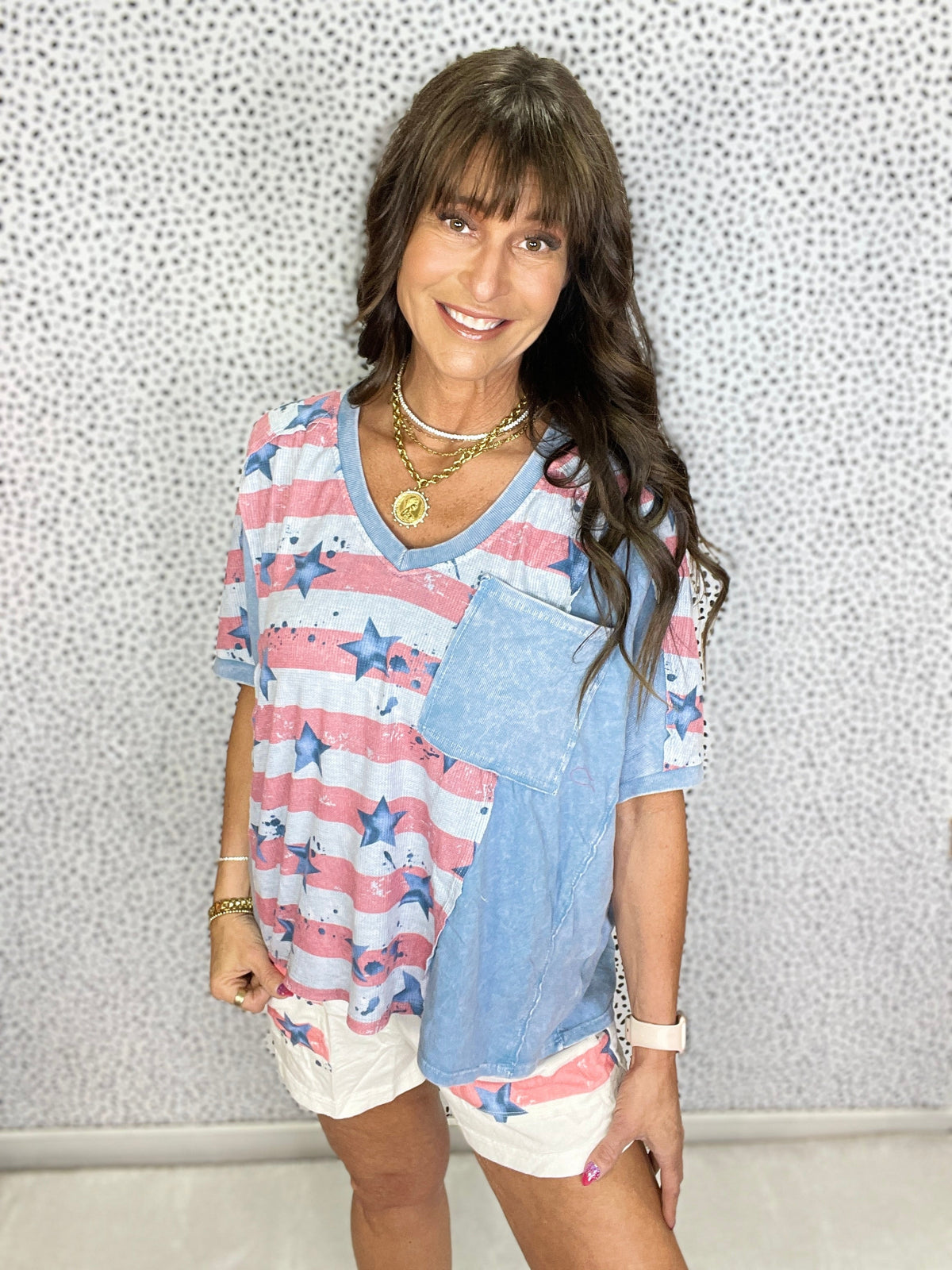 Liberty Mineral Wash Pocket Top
