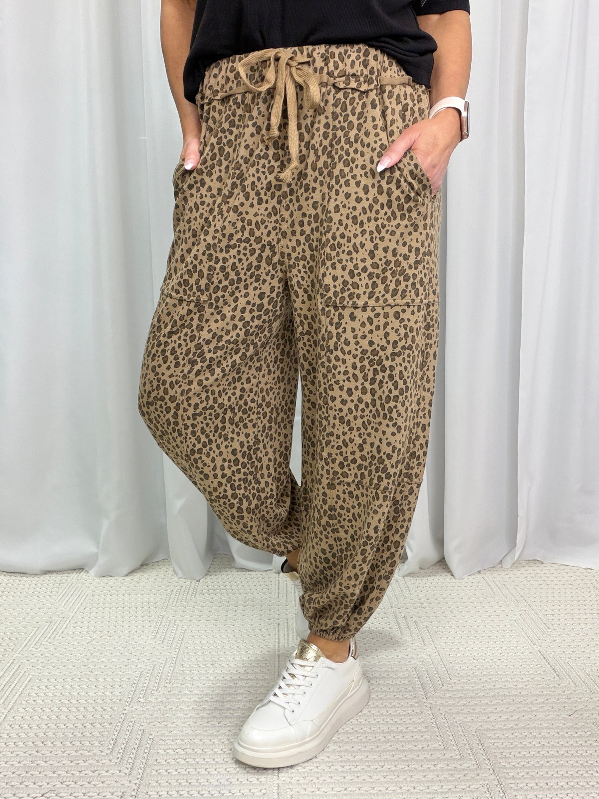Urban Wild Animal Print Pants In 2 Colors