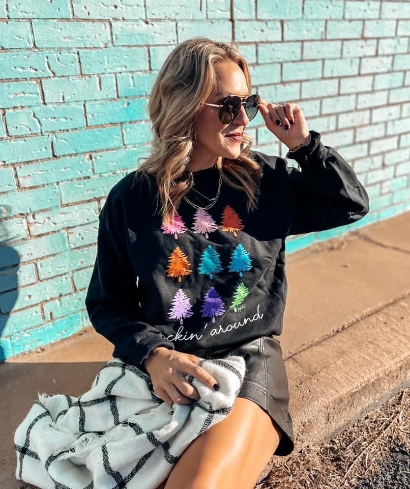 Rockin Around Christmas Tree Sweatshirt *Final Sale*