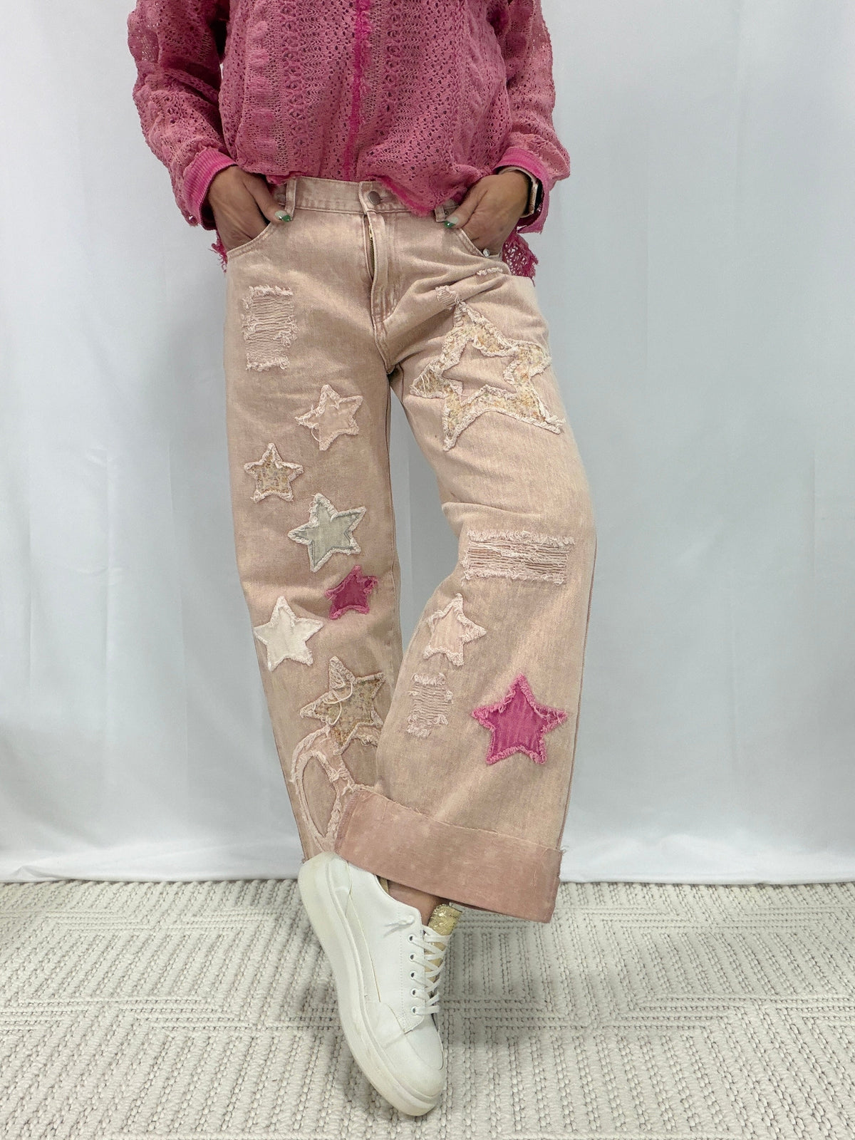 Oli & Hali Aurelia Washed Super Star Jeans 455 In 2 Colors *Final Sale*