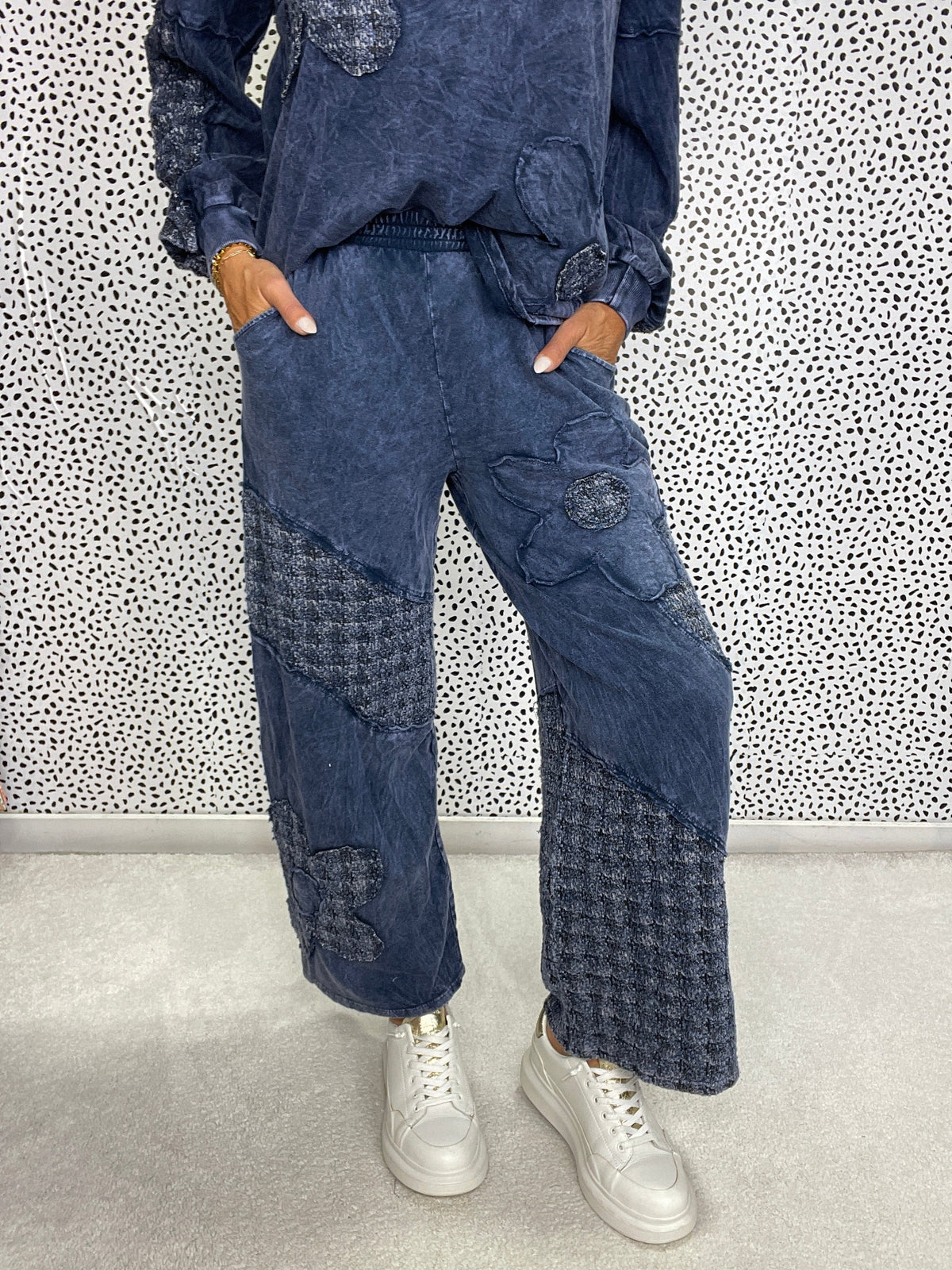 Wildflower Patchwork Wide Leg Pants in 2 Colors *Final Sale*