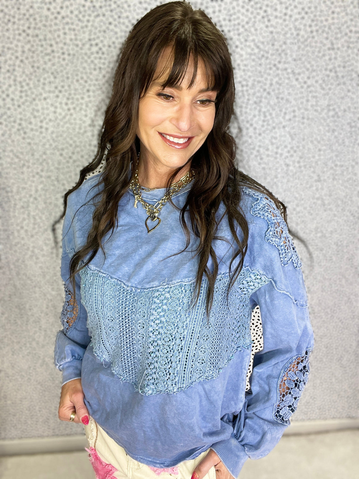 What You're Looking For Mineral Washed Long Sleeve Top In 5 Colors