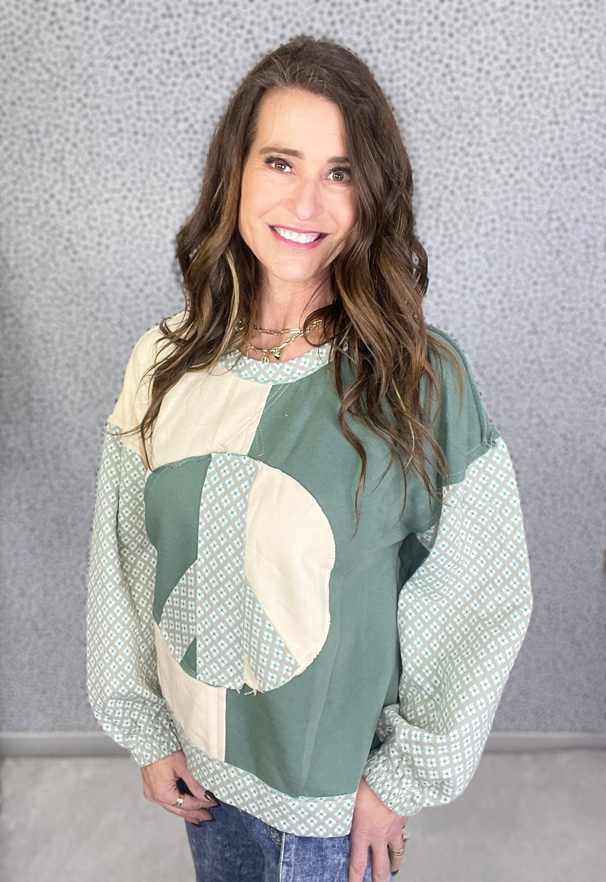 POL Peaceful Vibes Balloon Sleeve Top In 4 Colors *Final Sale*