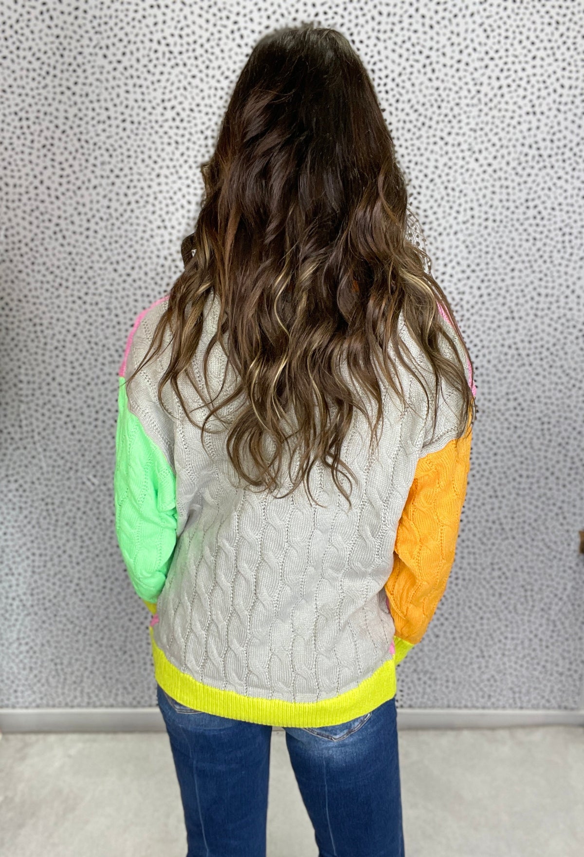 Never A Dull Moment Color Block Knit Sweater *Final Sale*