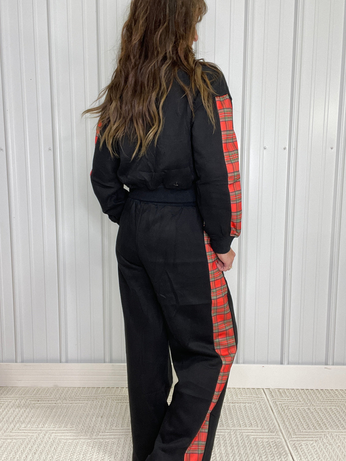 Merry Plaid Lounge Set