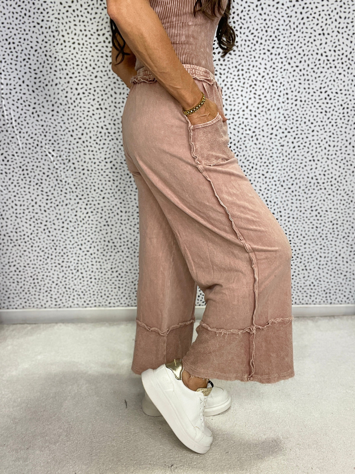 Pretty Girl Easy Mineral Wash Pants In 13 Colors