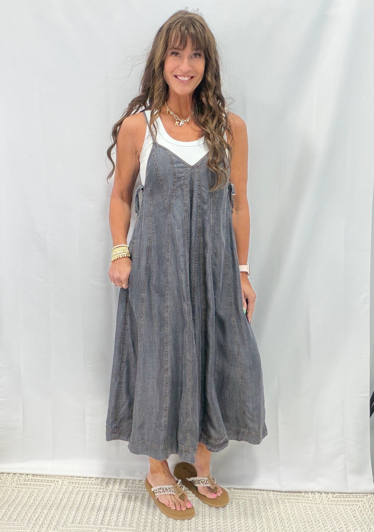 Let It Slide Wide Leg Jumpsuit In 2 Colors