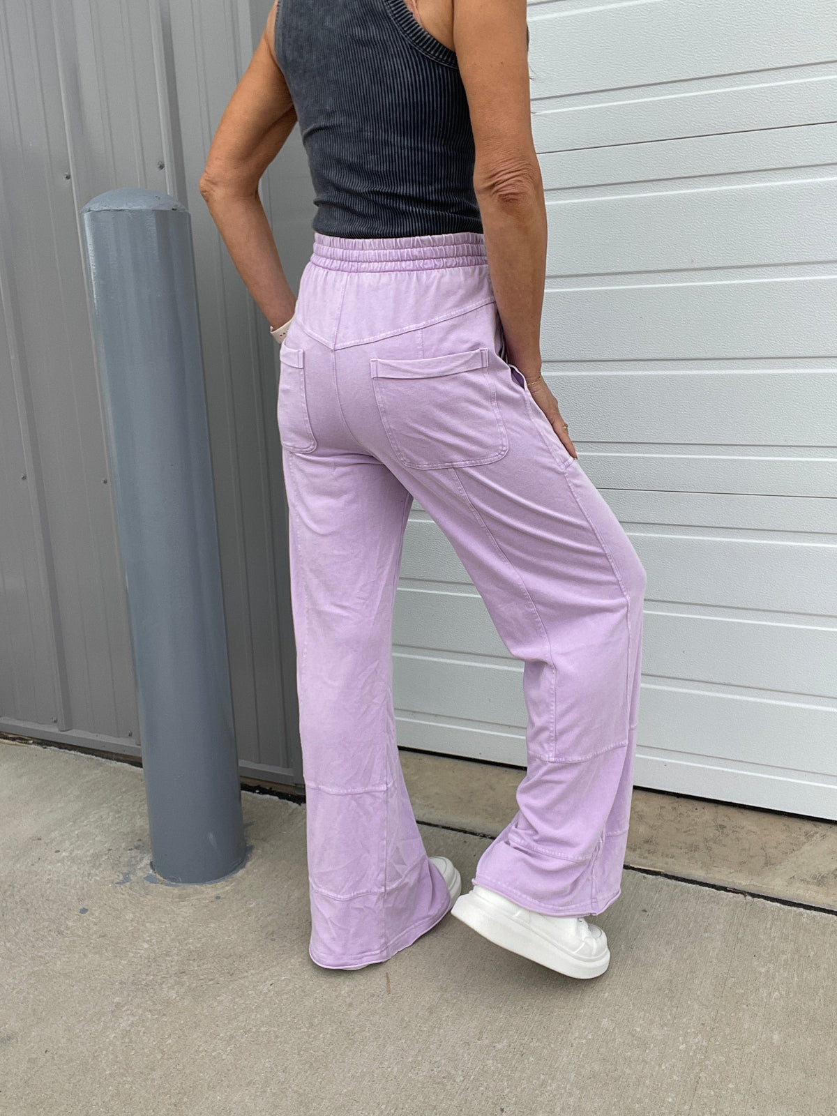 The Great Getaway Relaxed Mineral Washed Stretch Cotton Pants