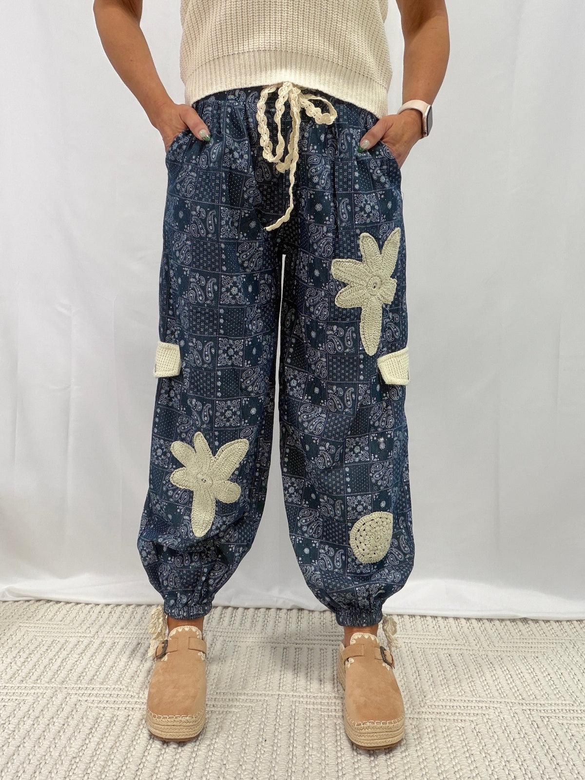 POL Bet On Happy Pattern Pants In 3 Colors