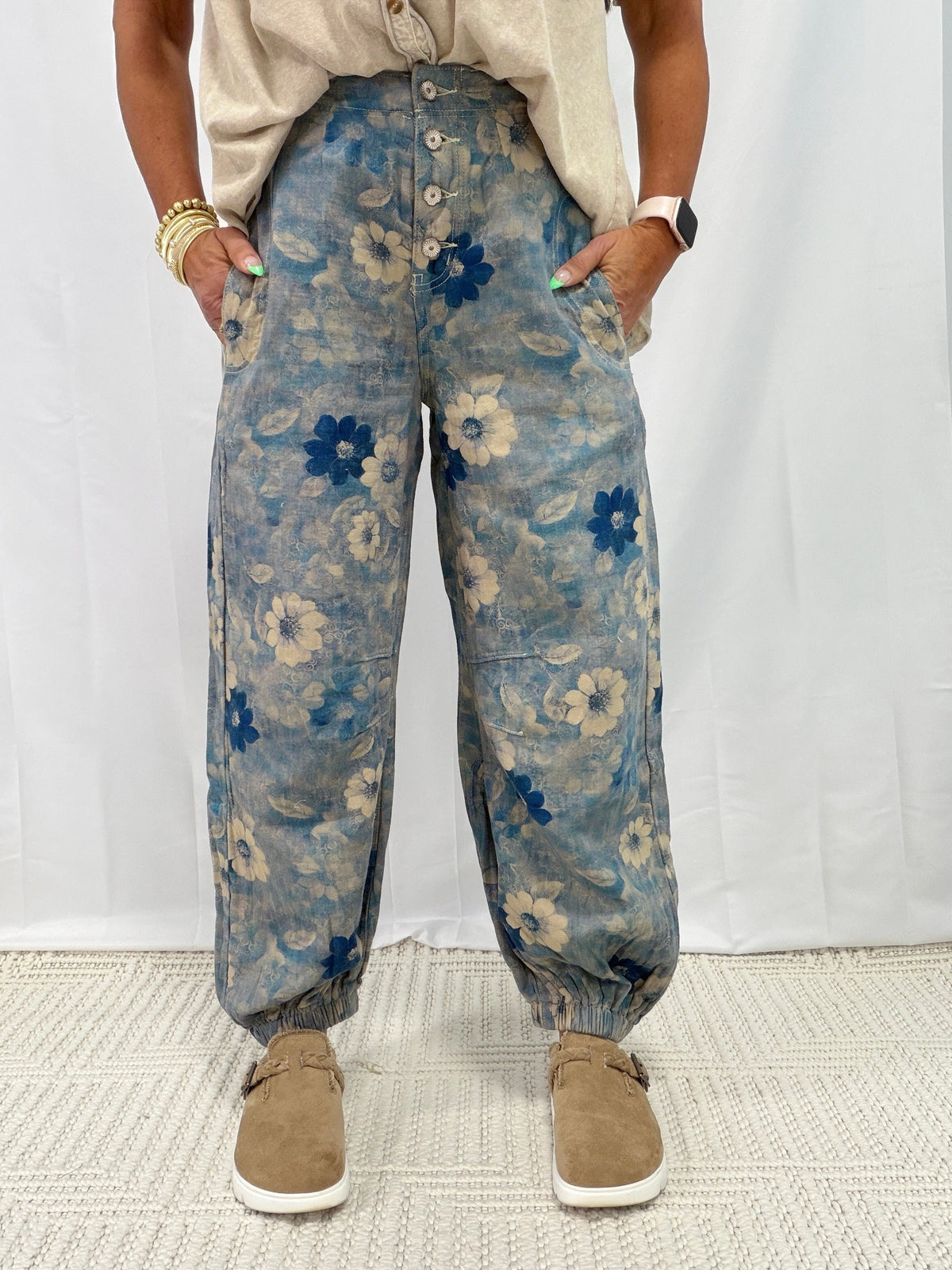 POL Standing Before You Jogger Pants In Navy