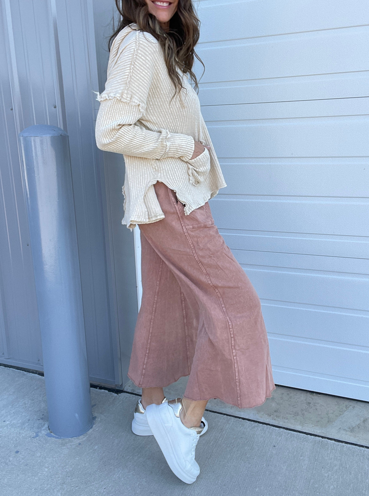 In Style Terry Knit Crop Pants In 11 Colors