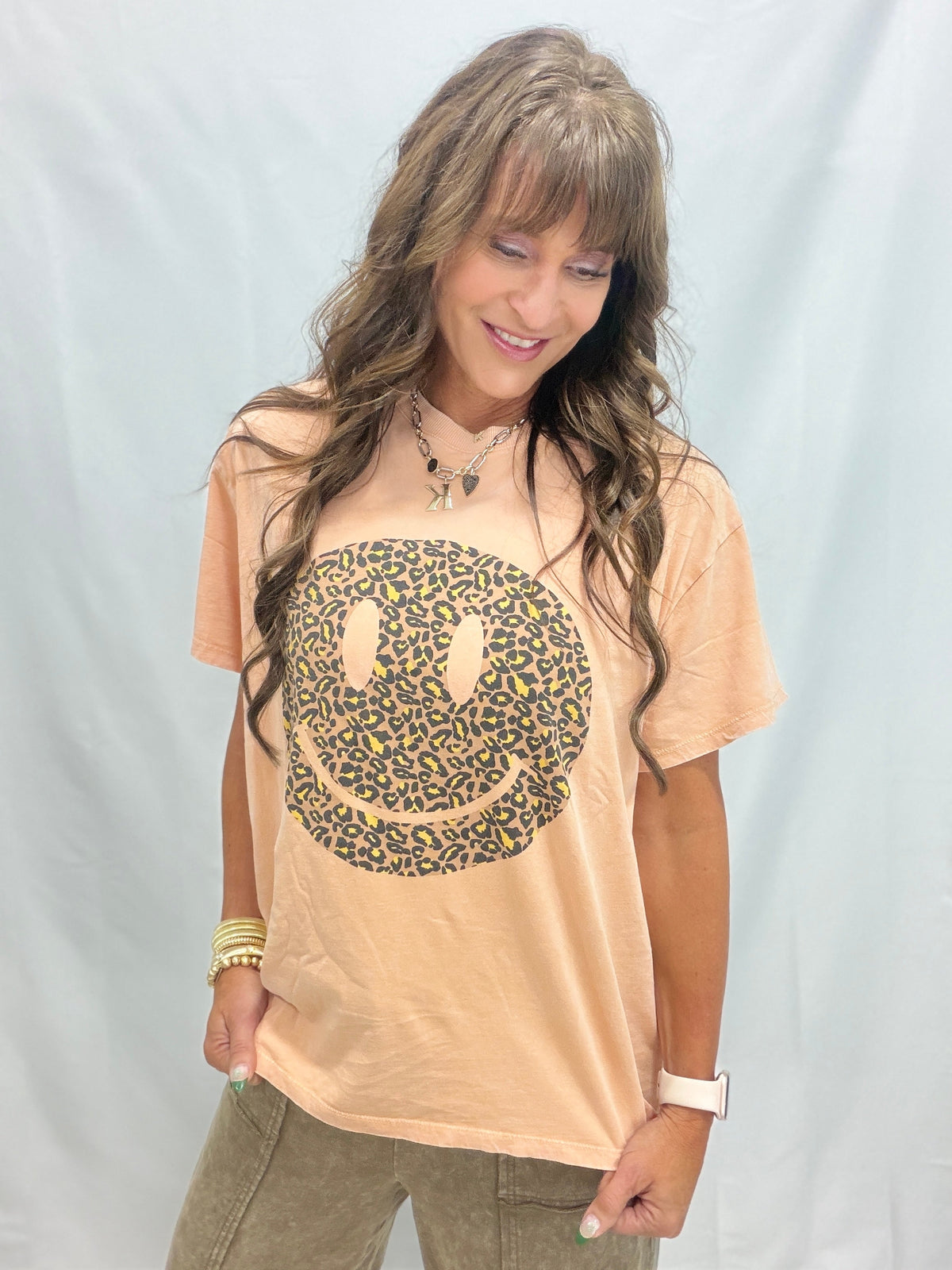 Wild Smile Mineral Washed Oversized Top In 4 Colors