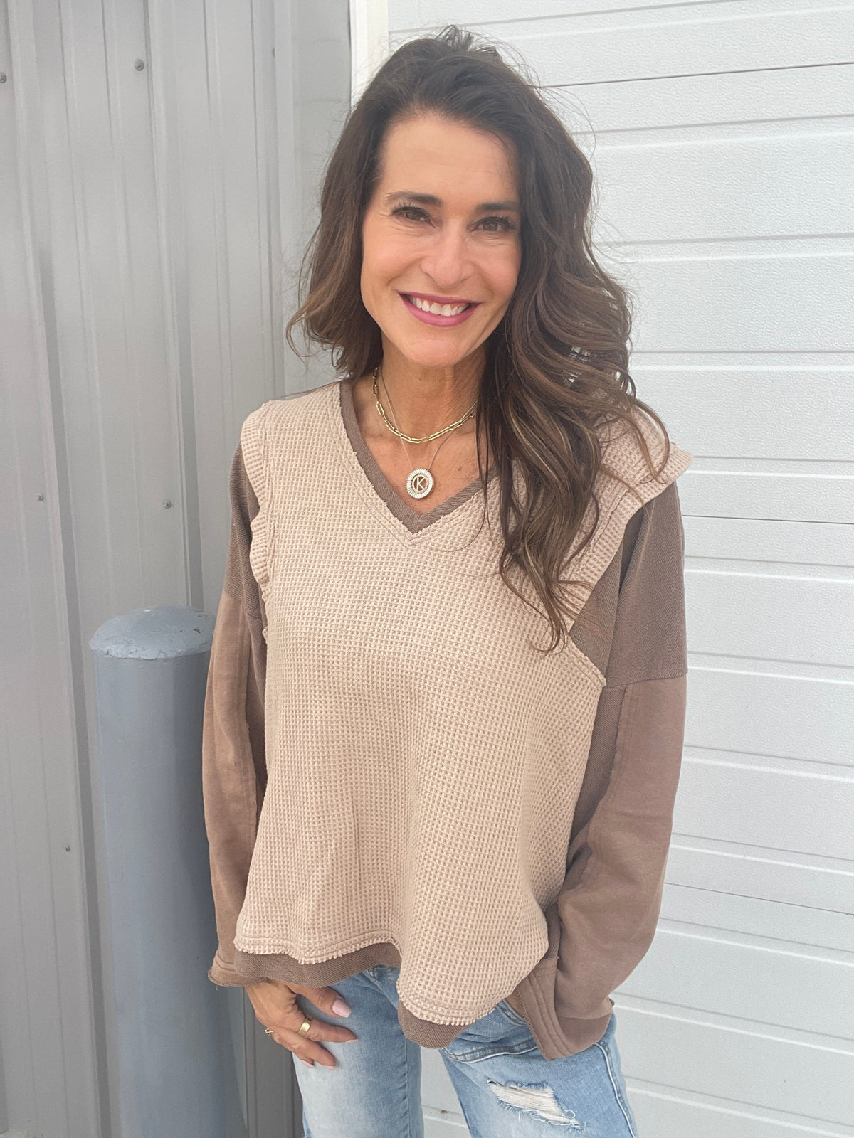 Pol Prove Me Wrong Waffle Knit Top in 2 Colors *Final Sale*
