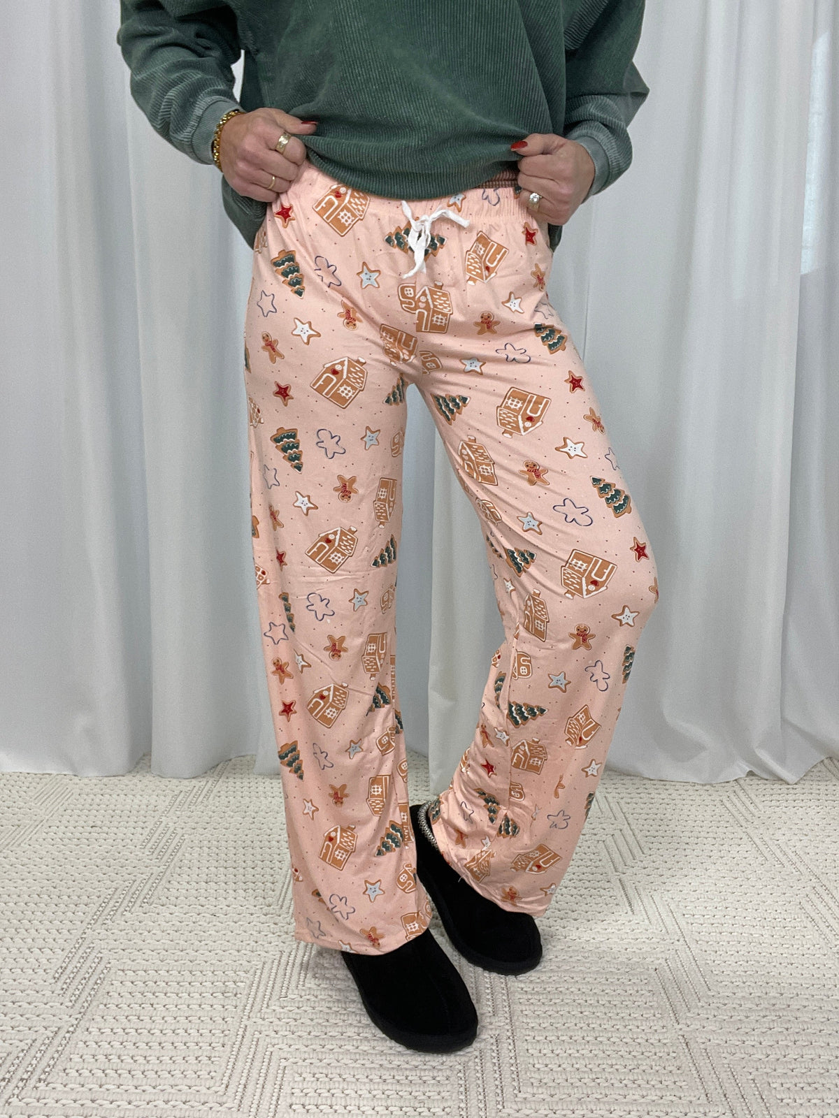 Oh What Fun It Is Holiday Lounge Pants In 2 Colors *Final Sale*