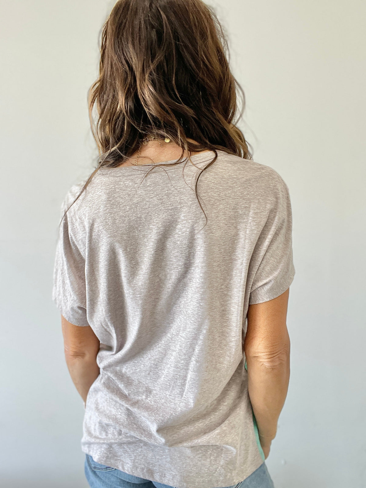 Sunrise Color Block Short Sleeve Top *Final Sale*