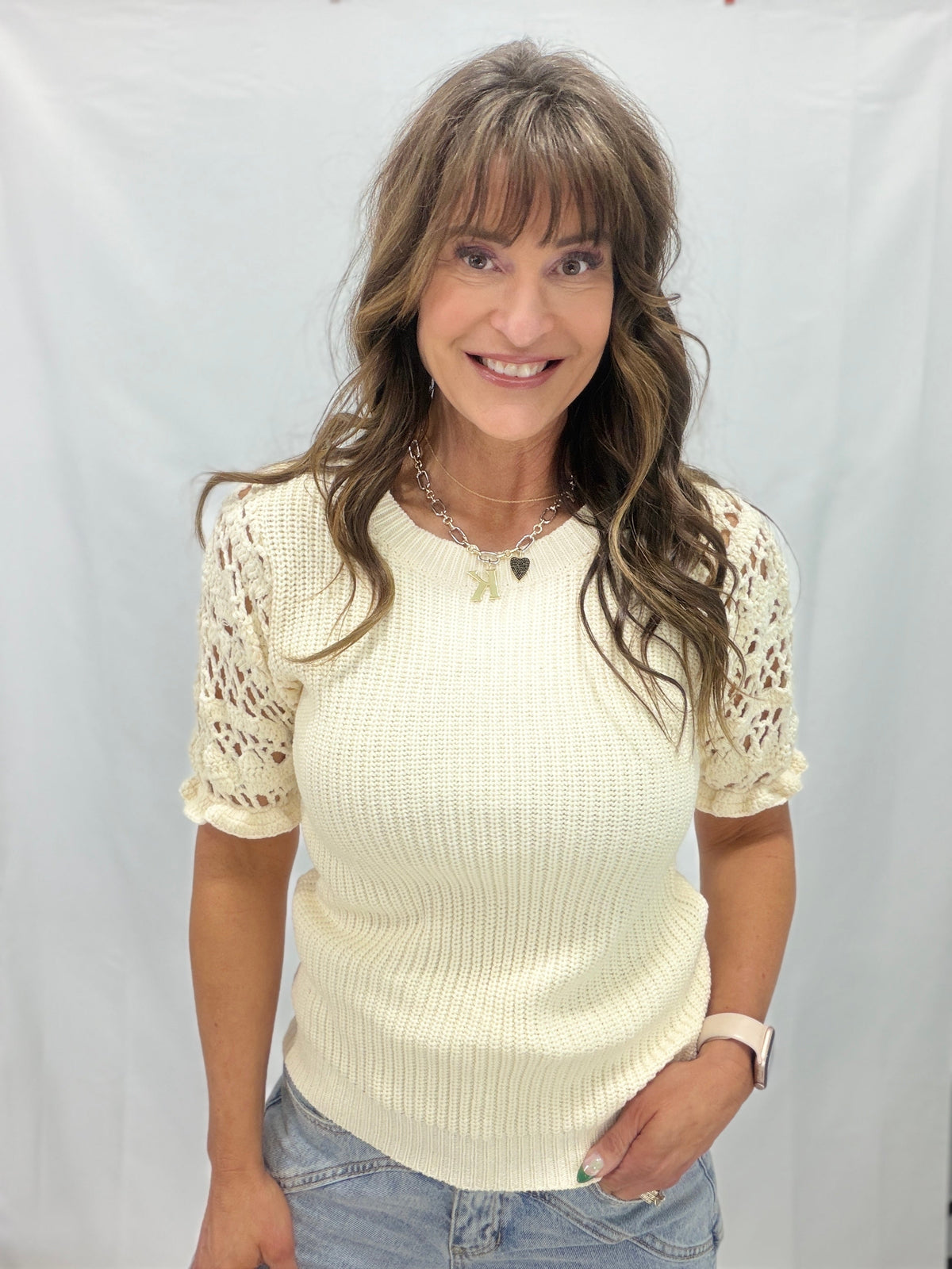 Cottage Chic Sweater in 2 Colors *Final Sale*