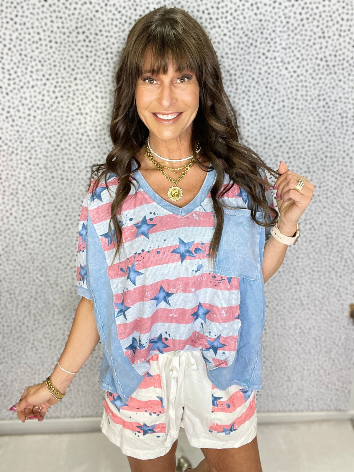 Liberty Mineral Wash Pocket Top