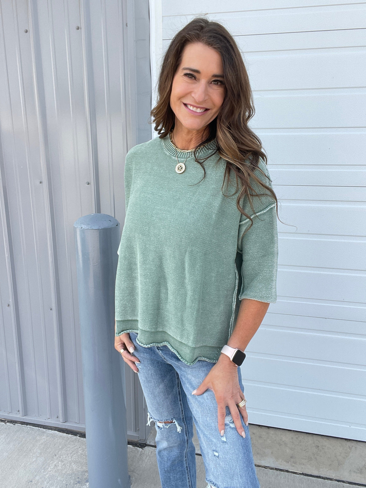 All For It Half Sleeve Knit Sweater In 8 Colors *Final Sale*