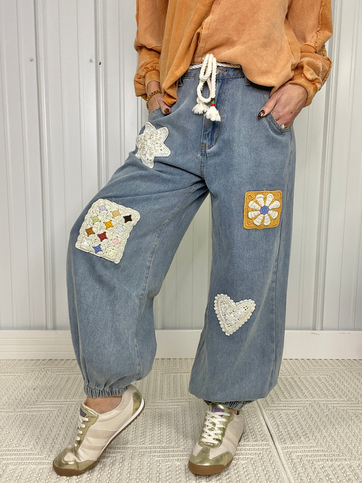 POL The Optimist Pants In Denim *Final Sale*