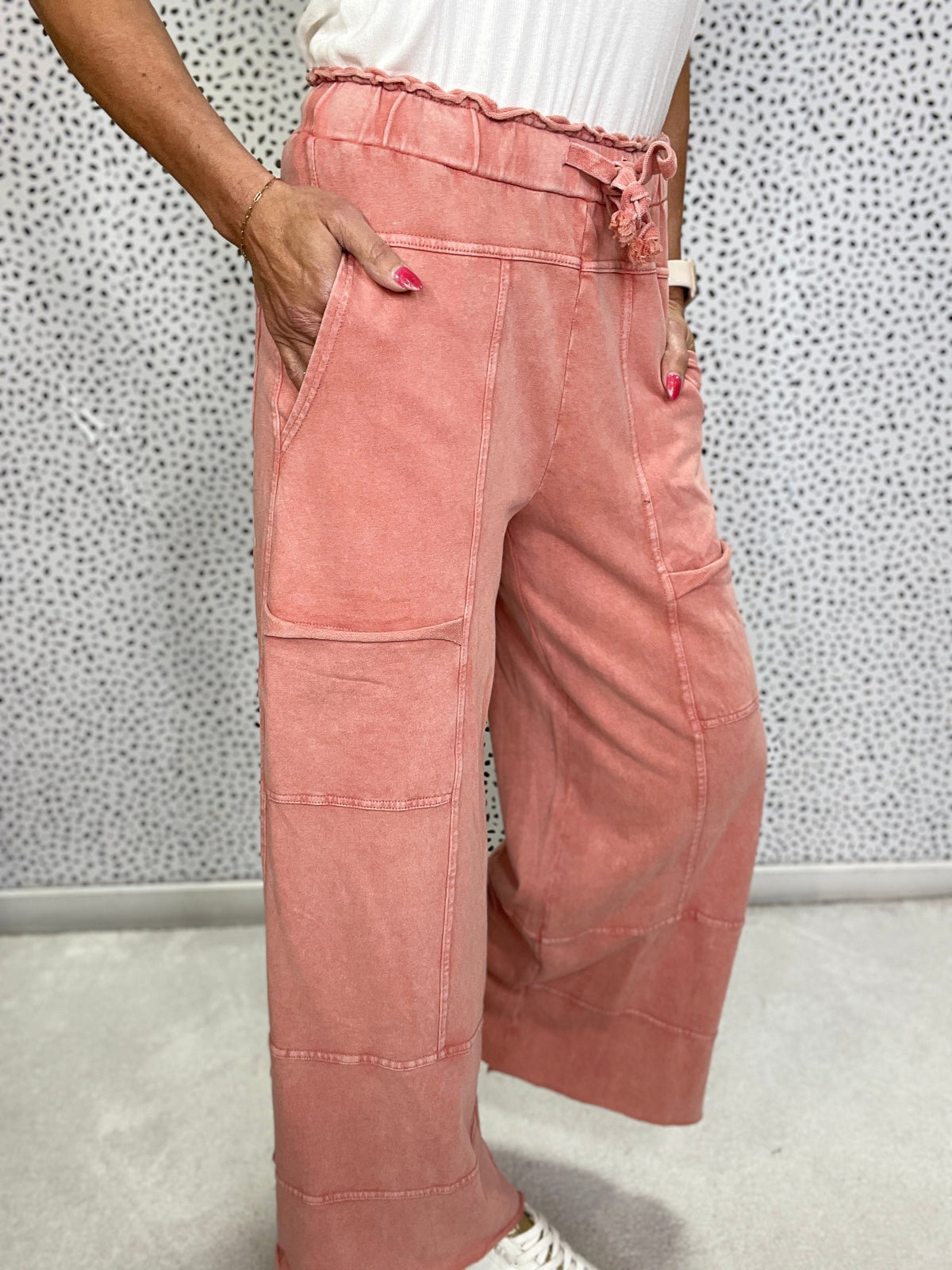 Not The Only One Wide Leg Palazzo Pants In 11 Colors *Final Sale*
