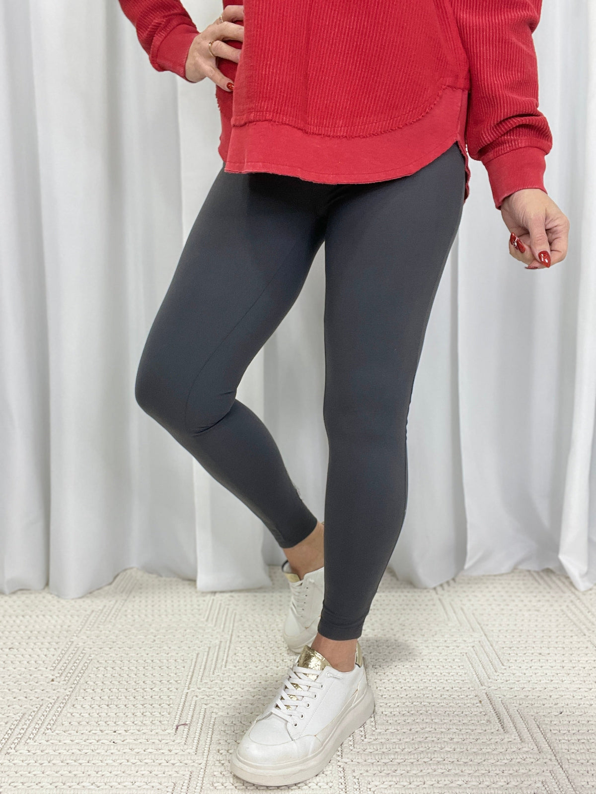 Everyday Grey Buttery Soft Leggings *Final Sale*