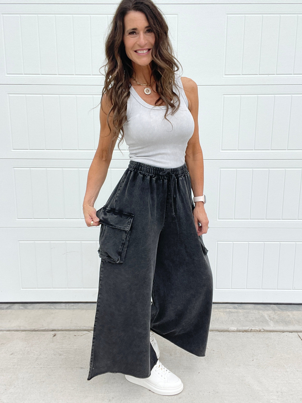 Write A Song Terry Knit Pants In 4 Colors