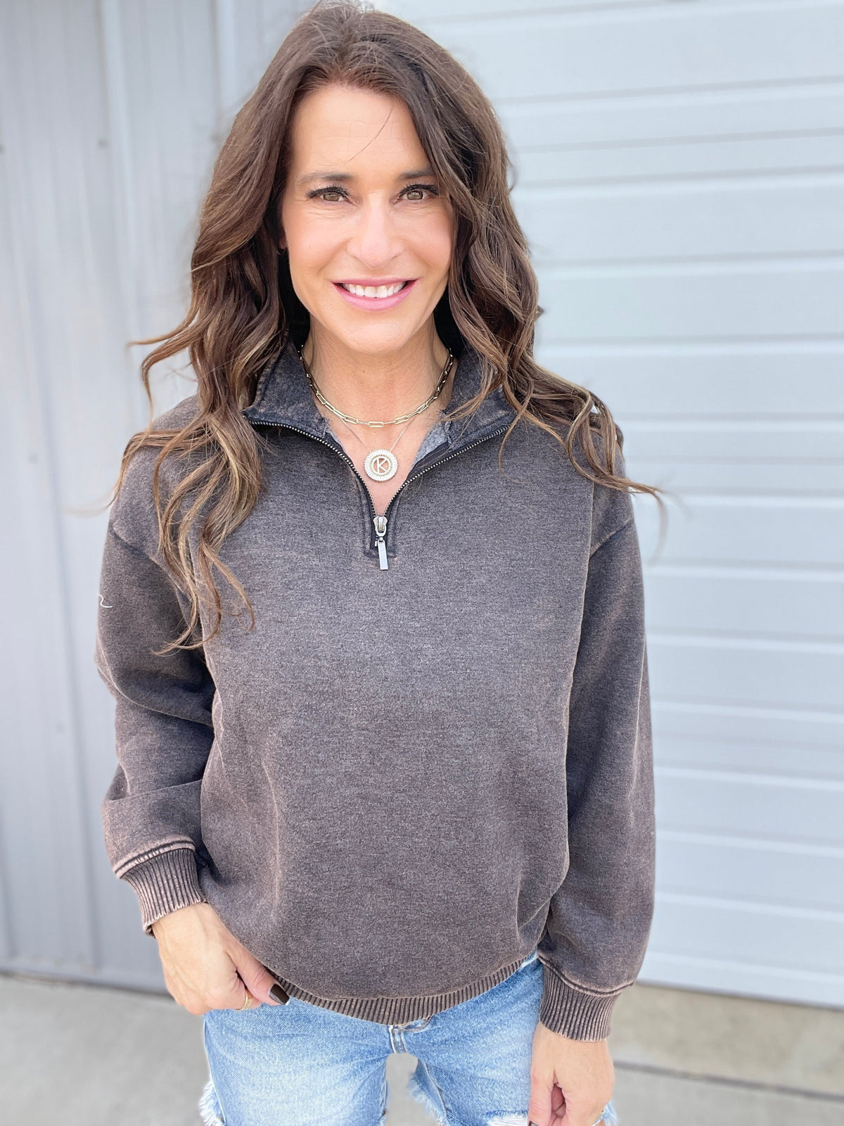 Always And Forever Acid Wash Pullover In 4 Colors *Final Sale*