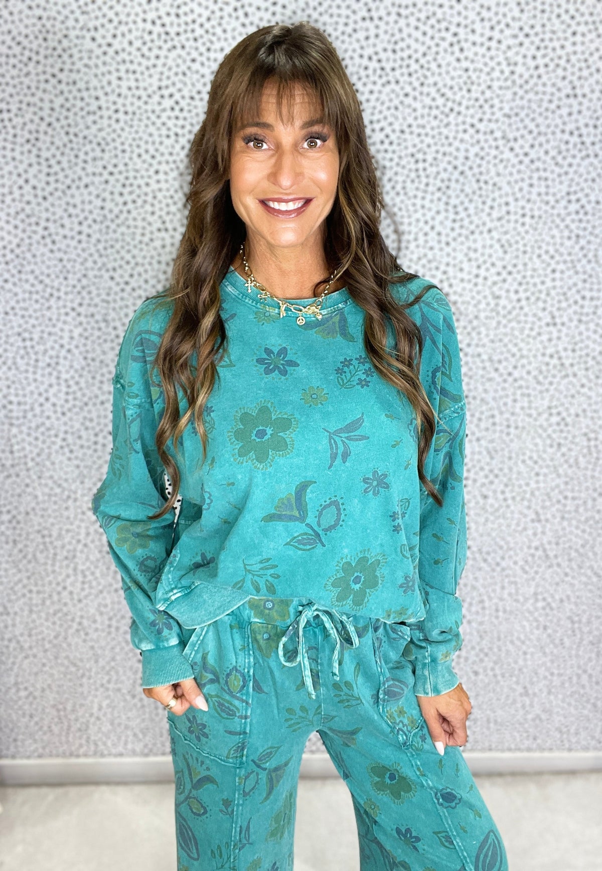 Find My Way Floral Print Top In 4 Colors