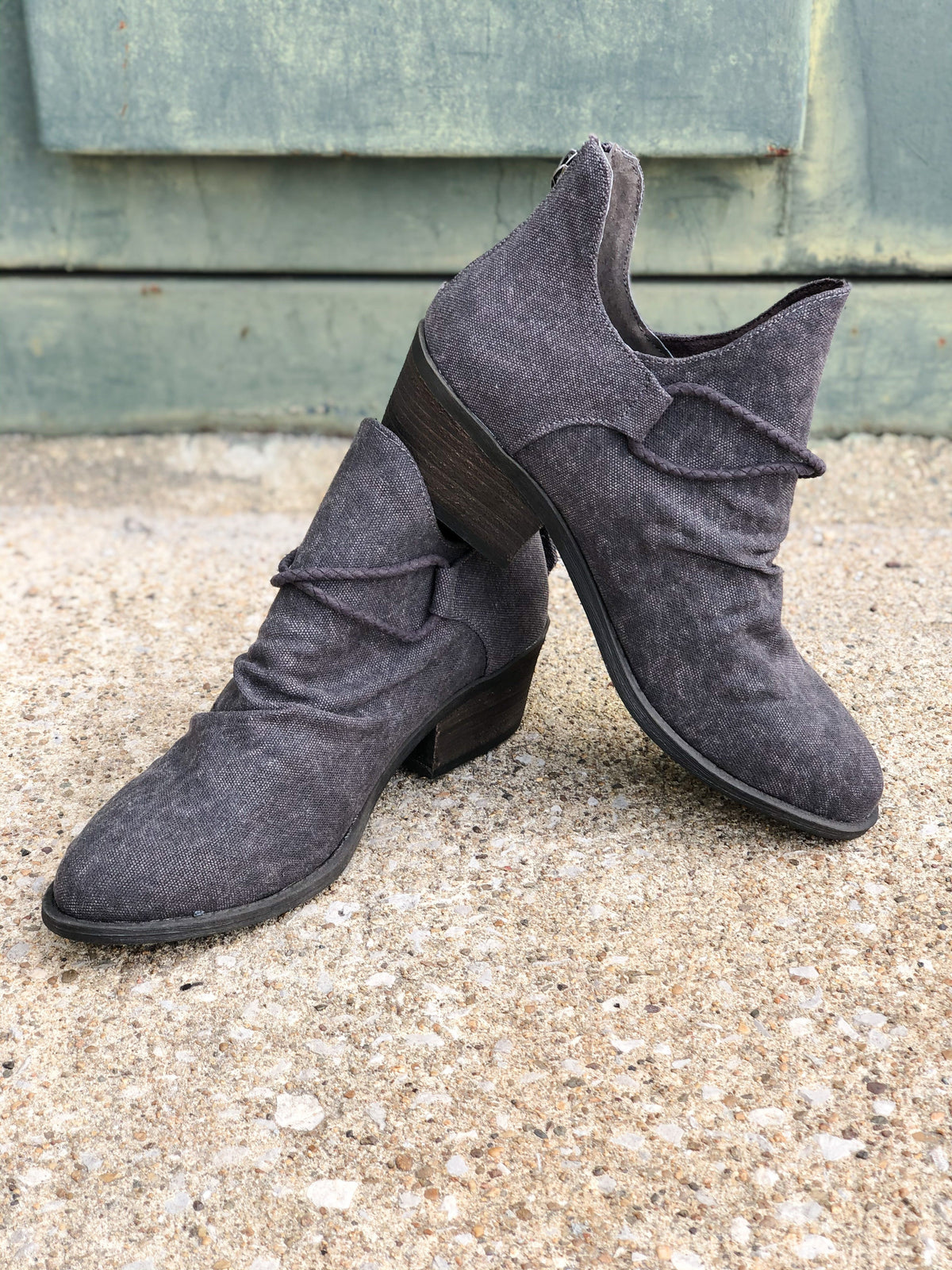 Spartan Grey Booties *Final Sale*