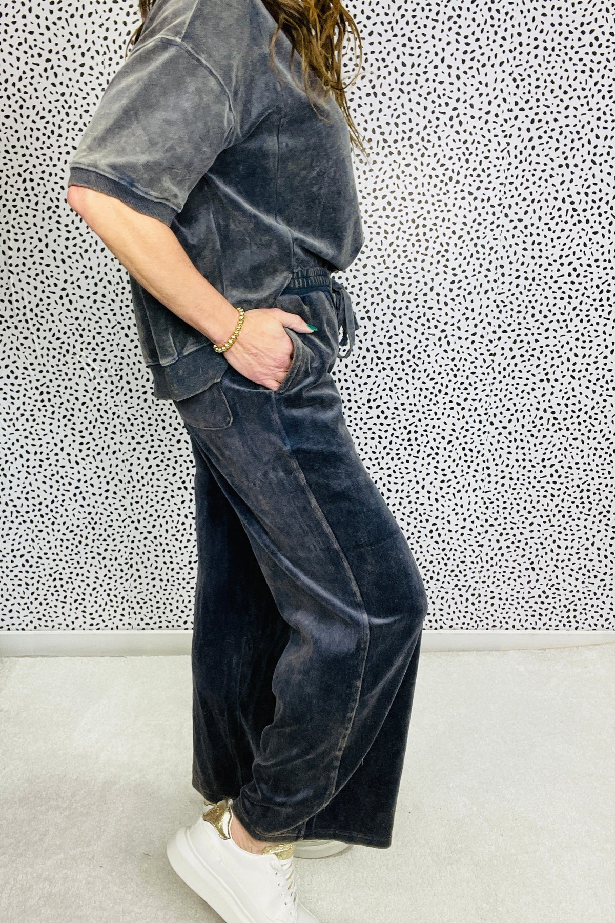 Velvet Days Mineral Washed Velvet Pants In 2 Colors *Final Sale*
