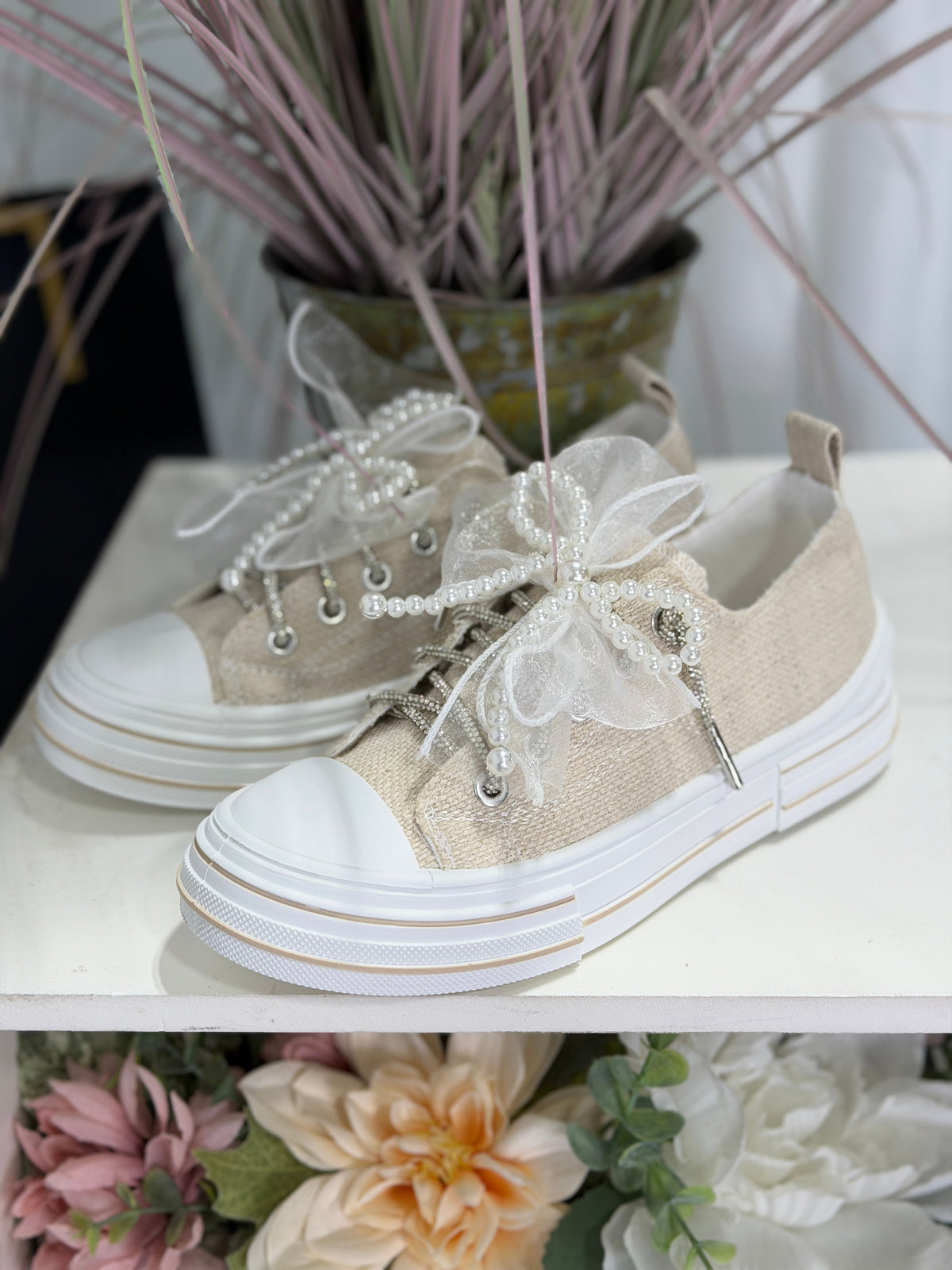 Very G Aman Natural Pearl Sneakers *Final Sale*