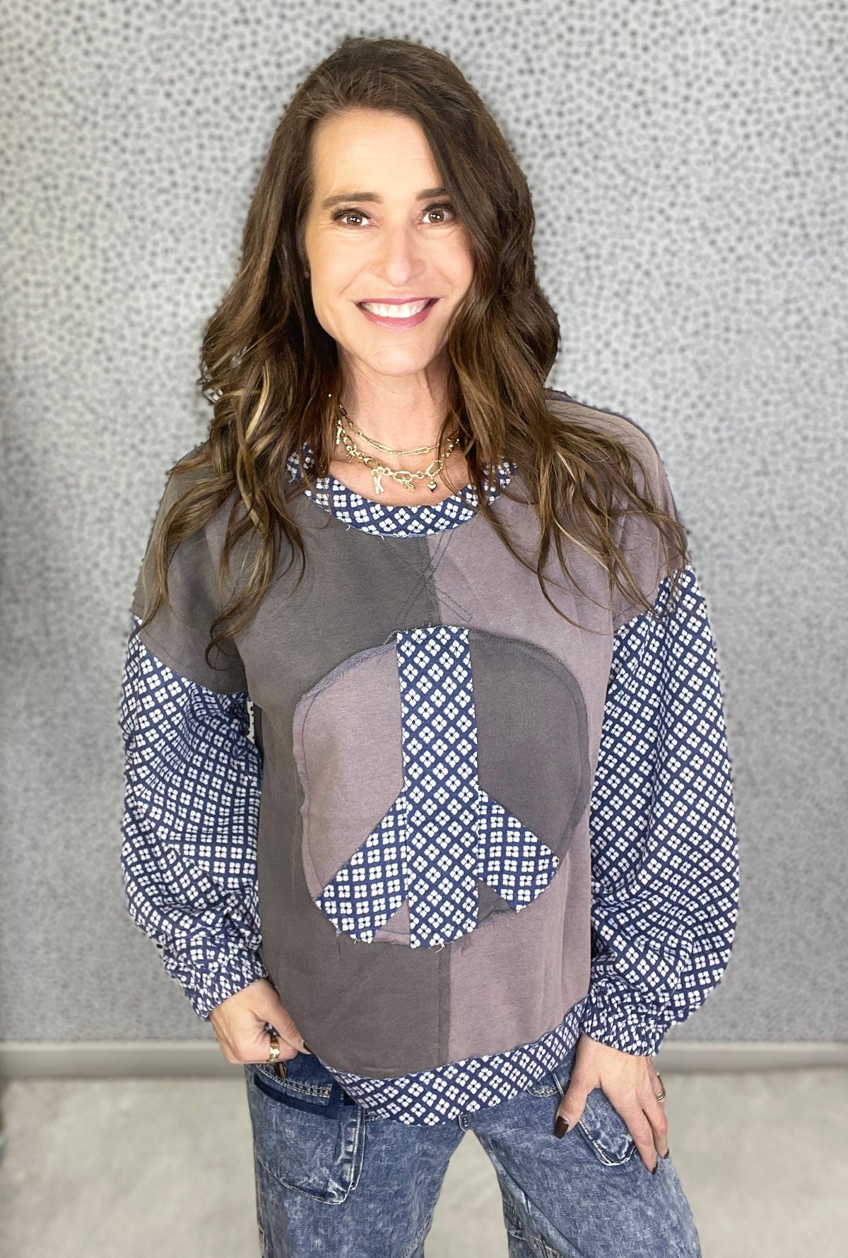 POL Peaceful Vibes Balloon Sleeve Top In 4 Colors *Final Sale*