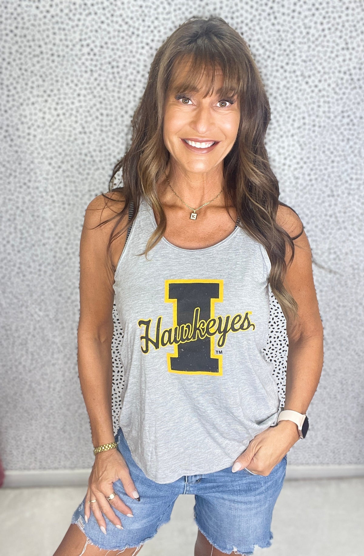 IOWA Cursive Tank Top In 2 Colors