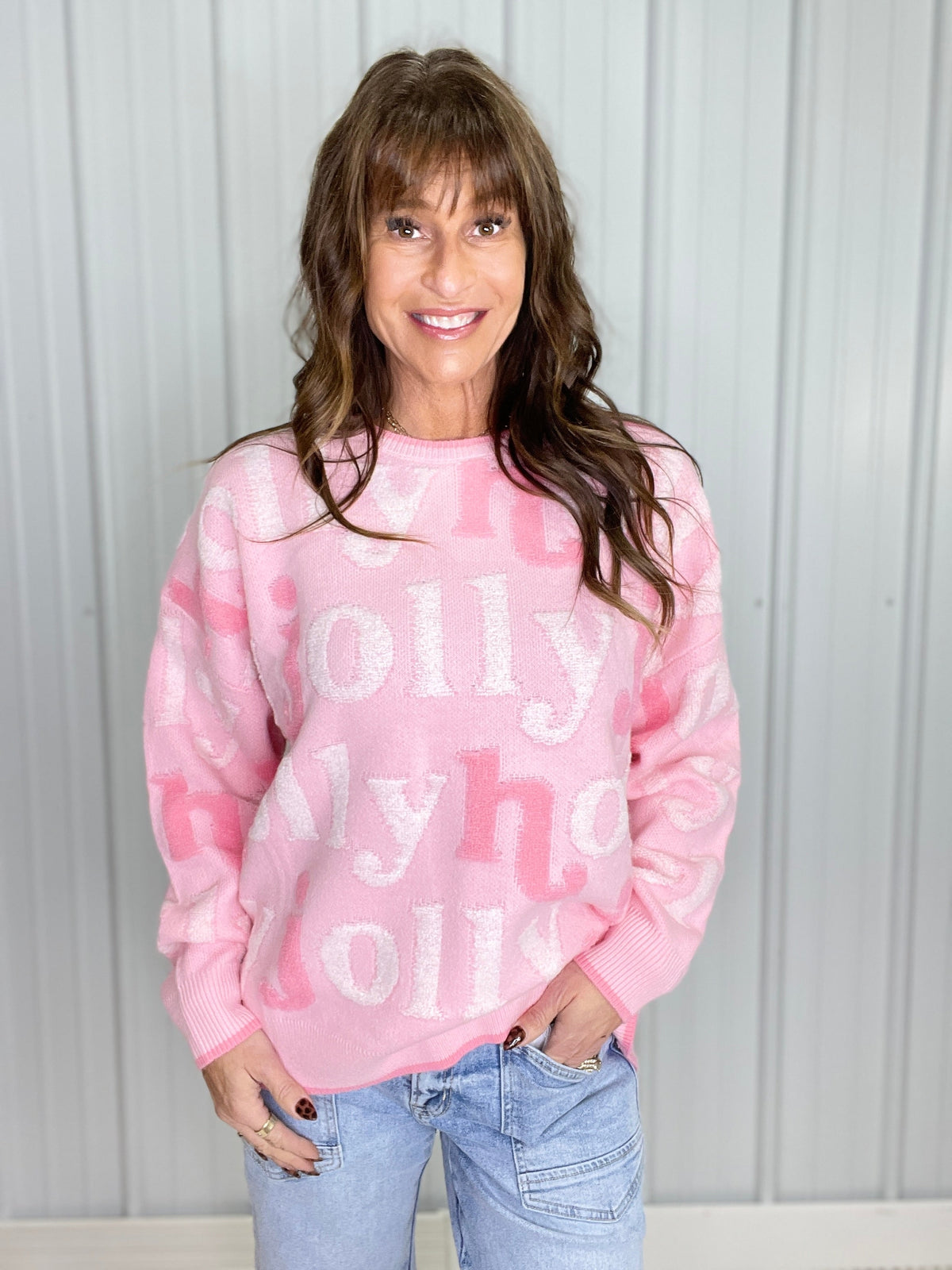 Have A Holly Jolly Christmas 3D Yarn Sweater