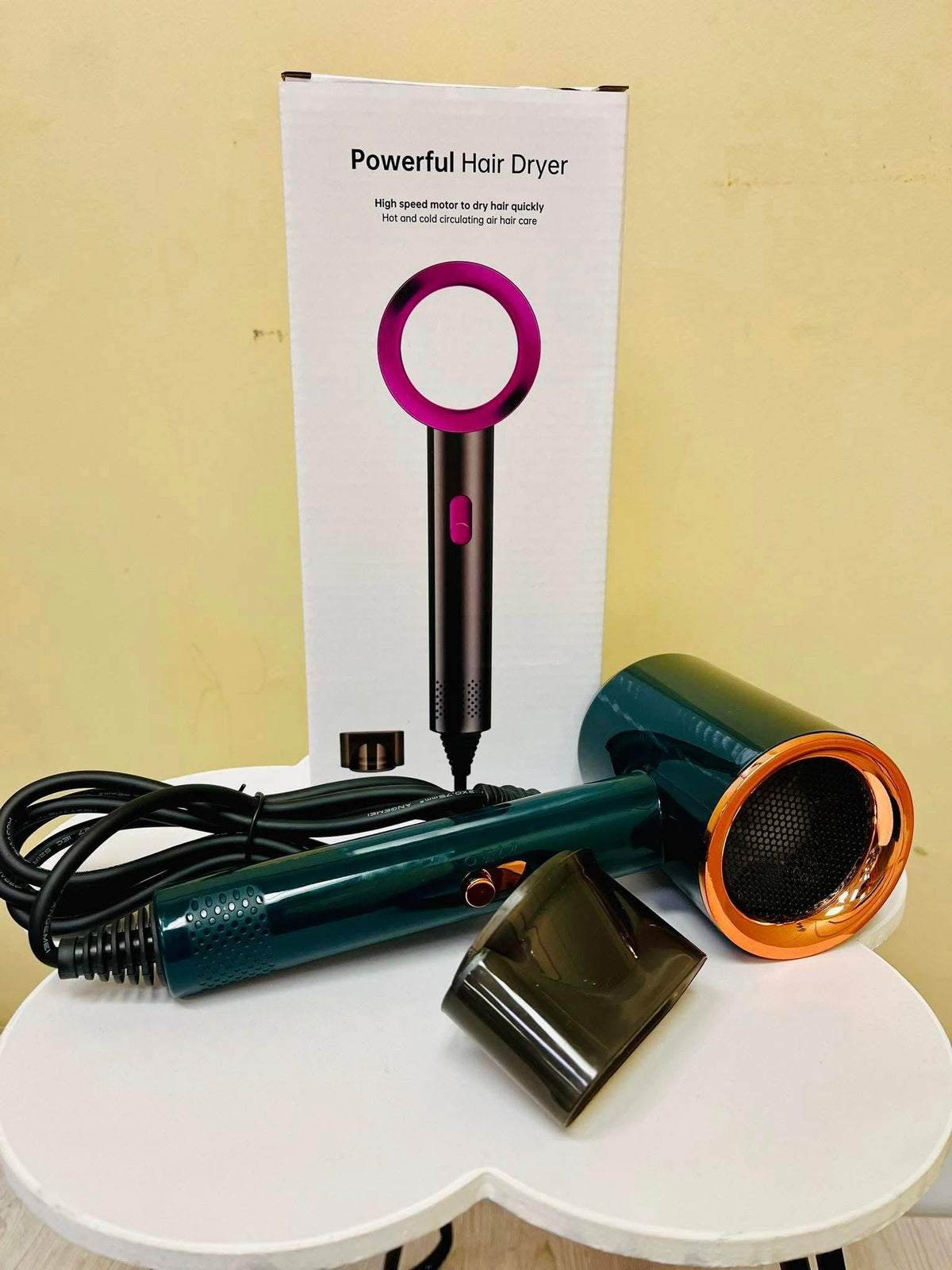 Light Weight Hot And Cold Air Circulating Air Hair Dryer In 2 Colors *Final Sale*
