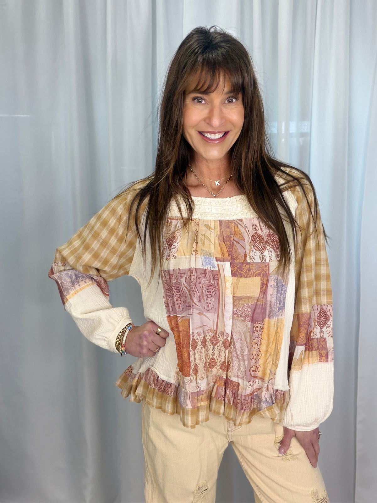 POL Off The Record Square Neck Top In 2 Colors
