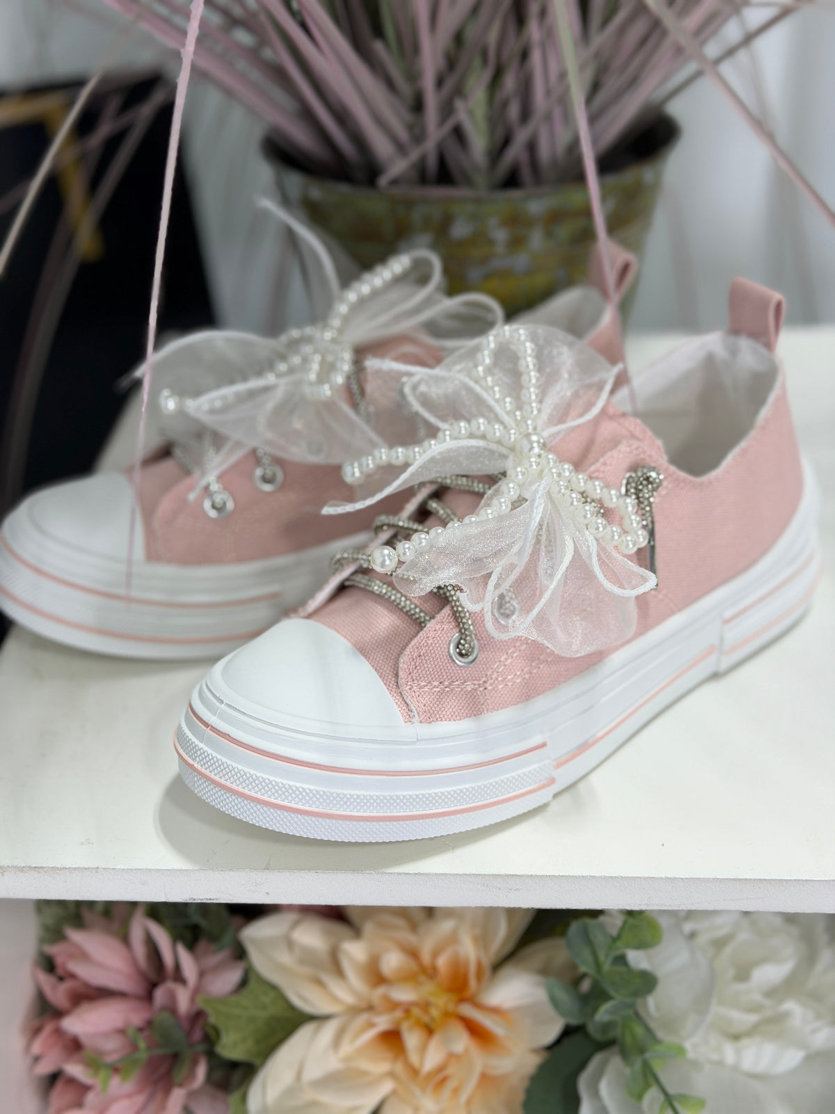 Very G Aman Light Pink Pearl Sneakers *Final Sale*