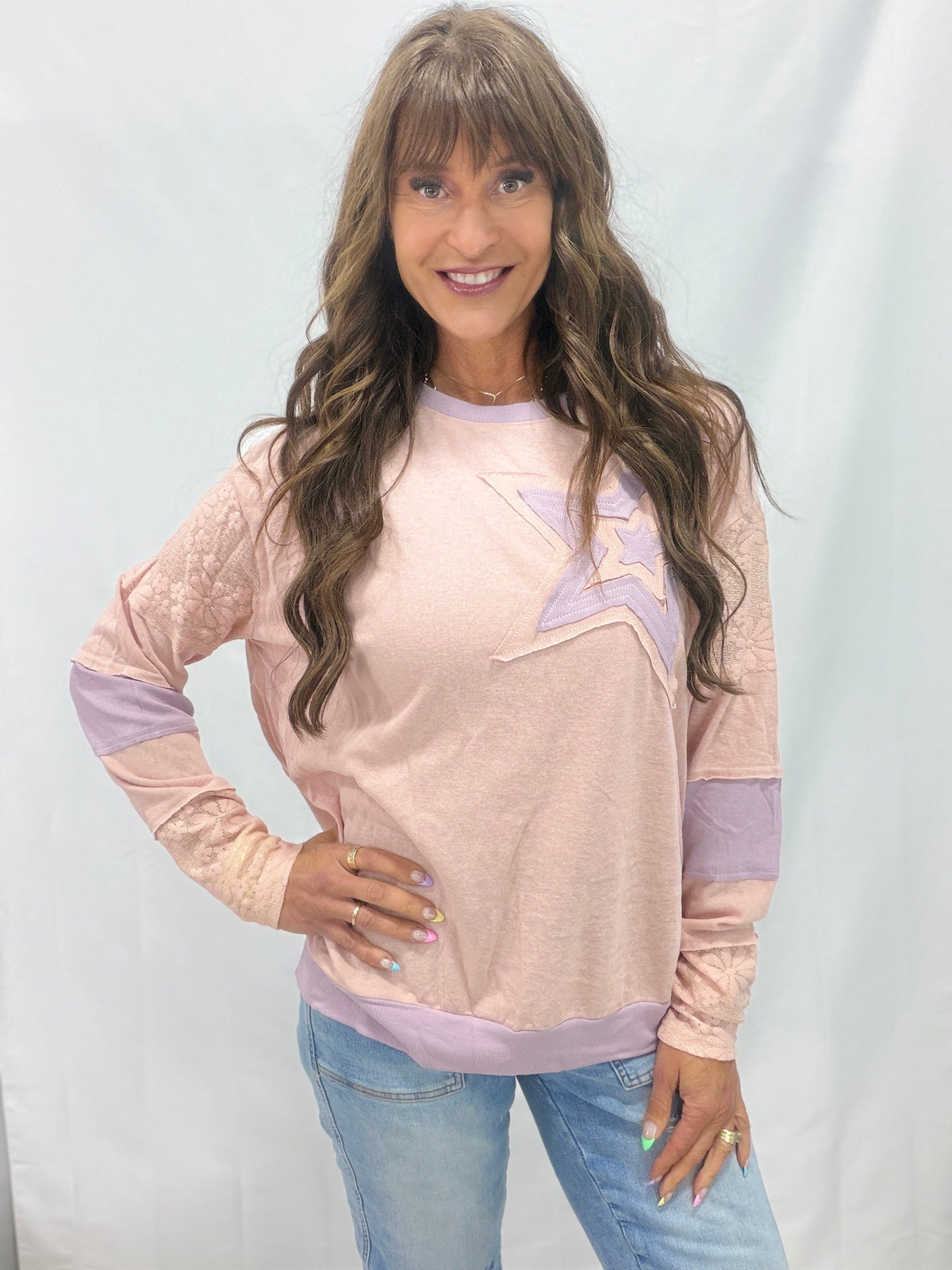Star Power Mix Match Knit Pullover In 3 Colors