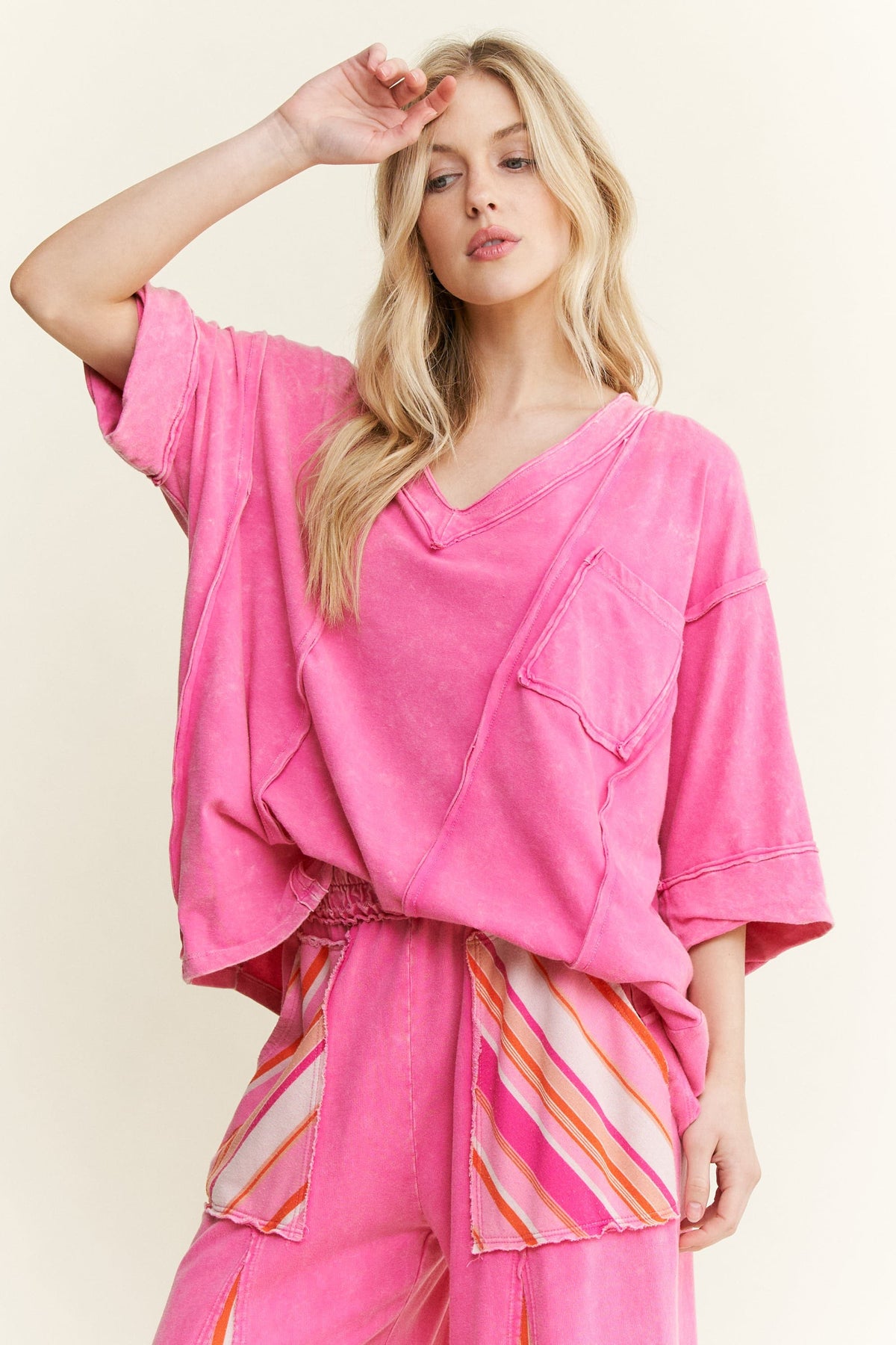 Fireside Cutie V-Neck Top In 7 Colors