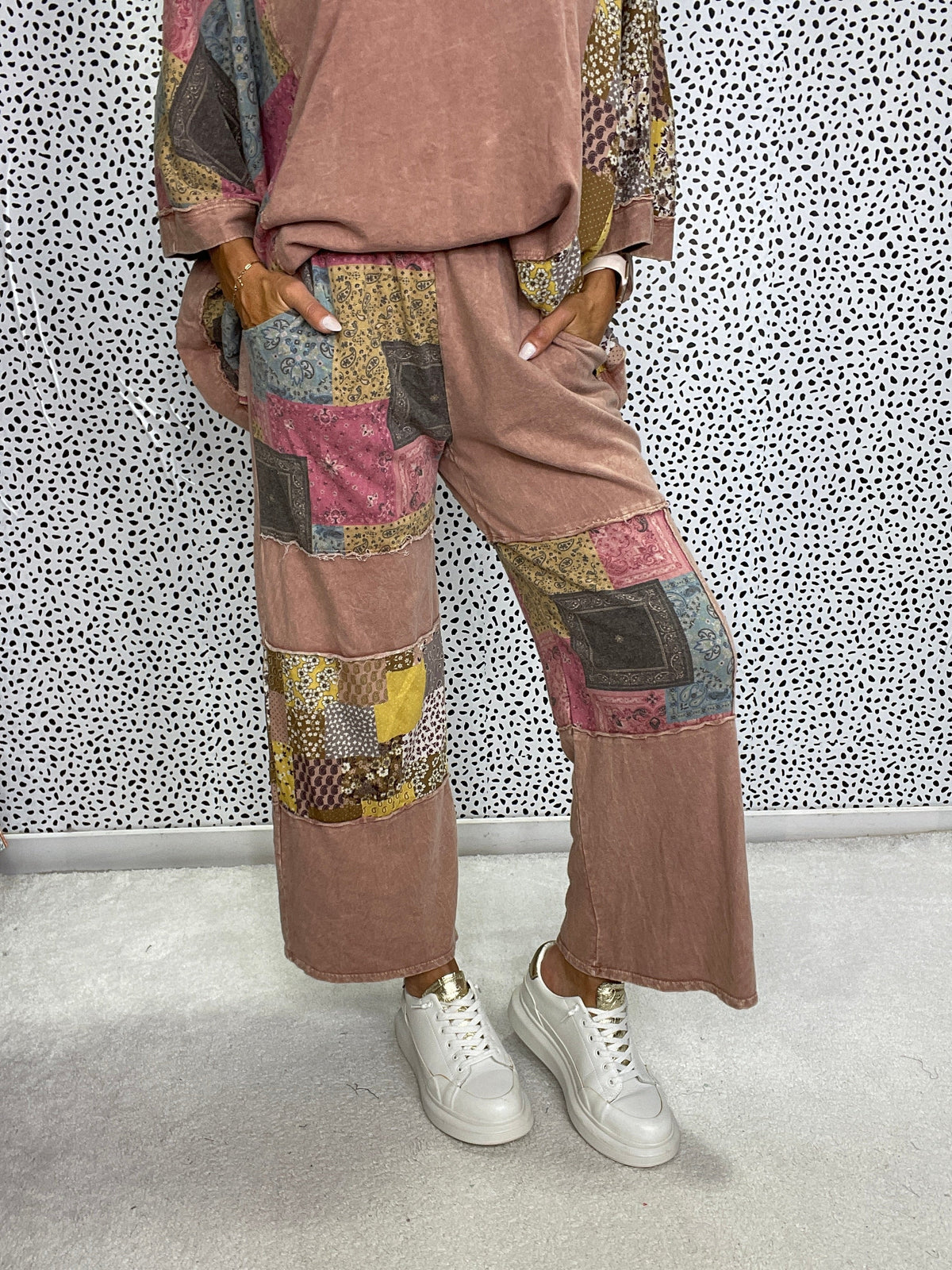 Bandana Dreams Patchwork Pants In 3 Colors