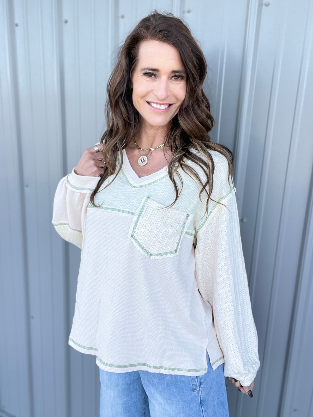 POL Take On The World Thermal Top In 2 Colors *Final Sale*