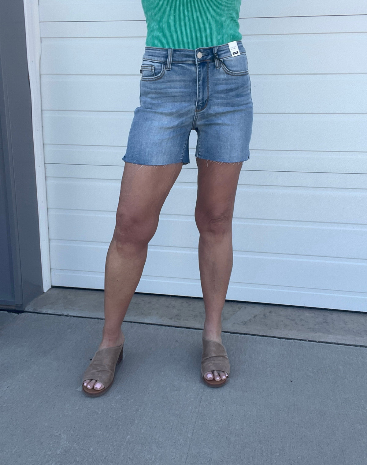 Judy Blue Willow Mid Rise Cut Off Shorts 251 *Final Sale*