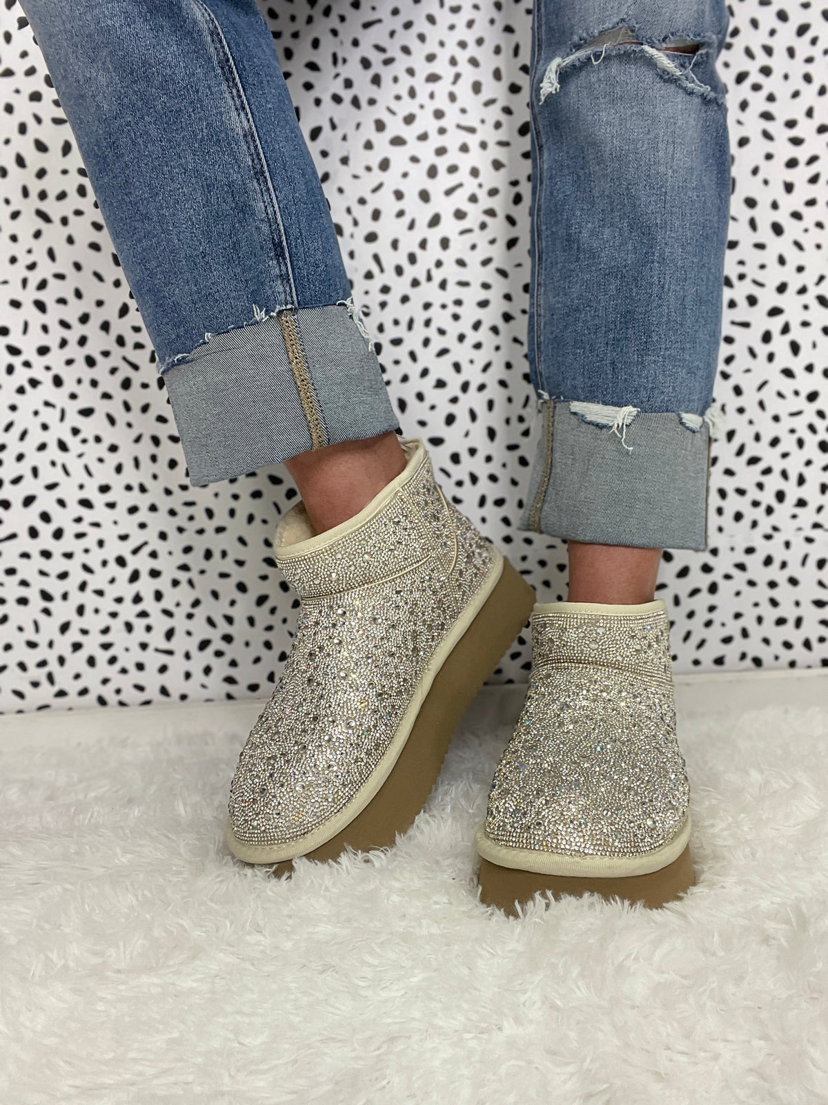 Corkys Bling Homebody Platform Low Bootie Slipper *Final Sale*