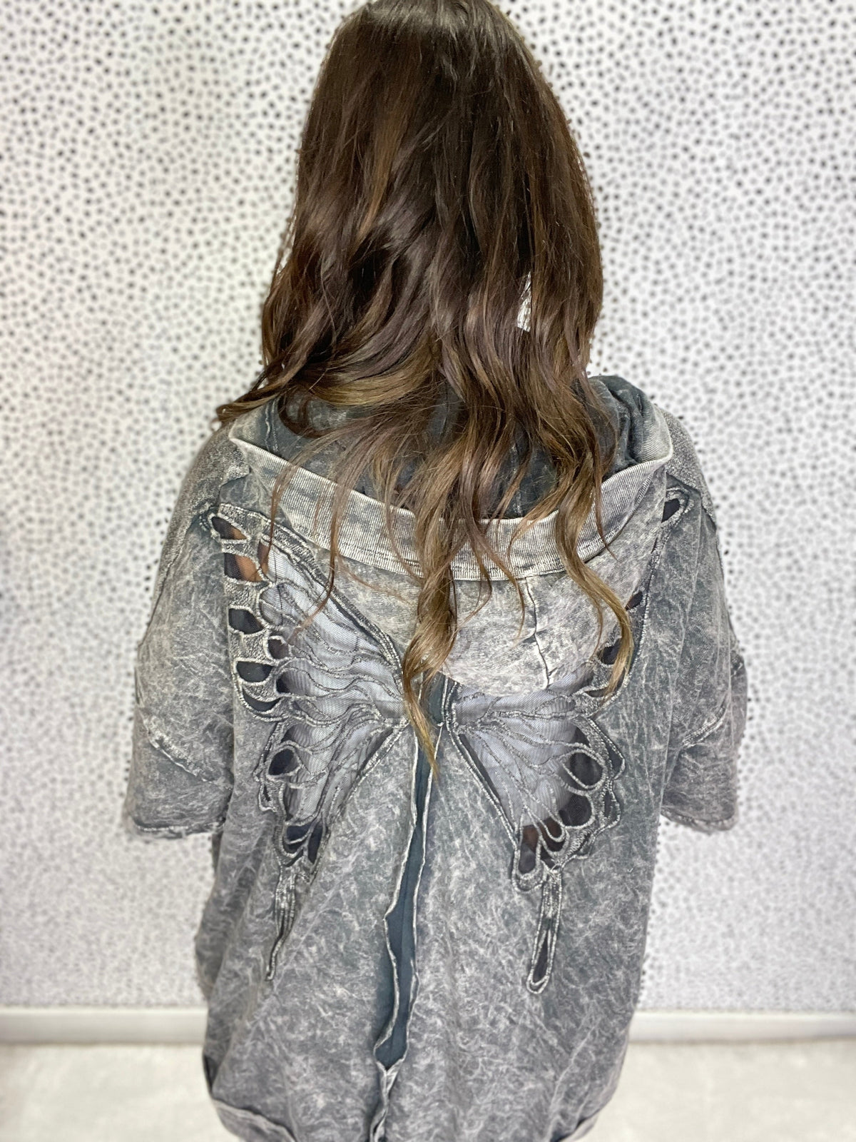Drifted Wings Open Front Hoodie In 3 Colors *Final Sale*