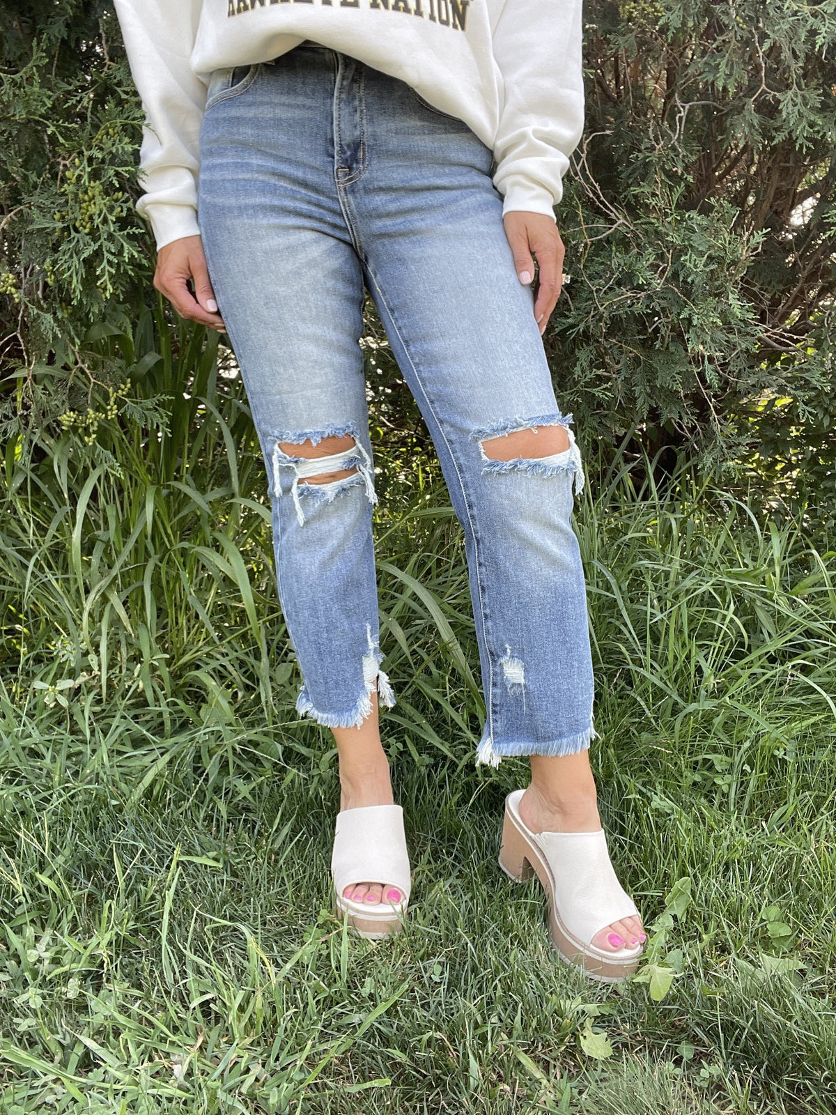 Risen Natalie Straight Ankle Jeans 079 *Final Sale*