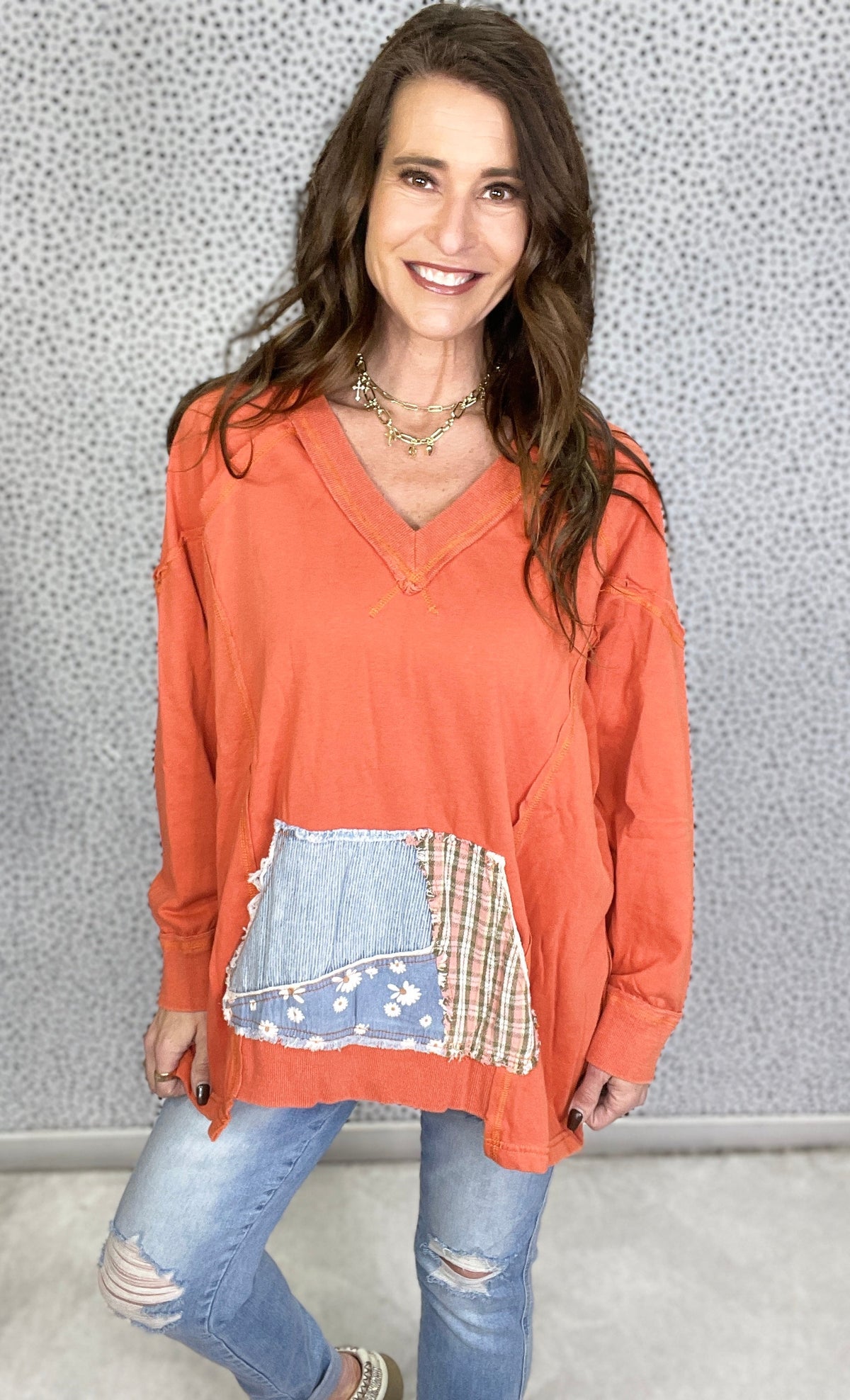 Always True Mineral Washed V-Neck Top In 2 Colors *Final Sale*