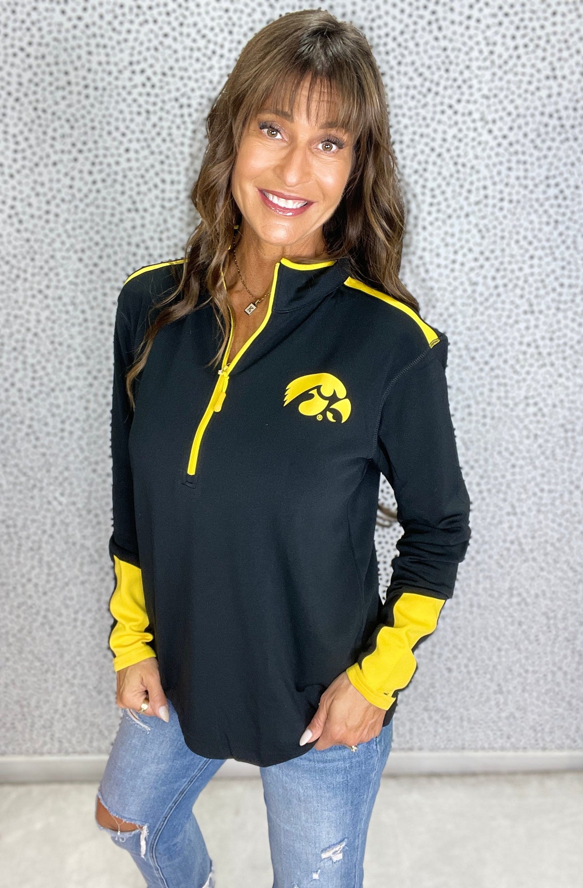 Iowa Tigerhawk Reid 1/2 Zip Pullover
