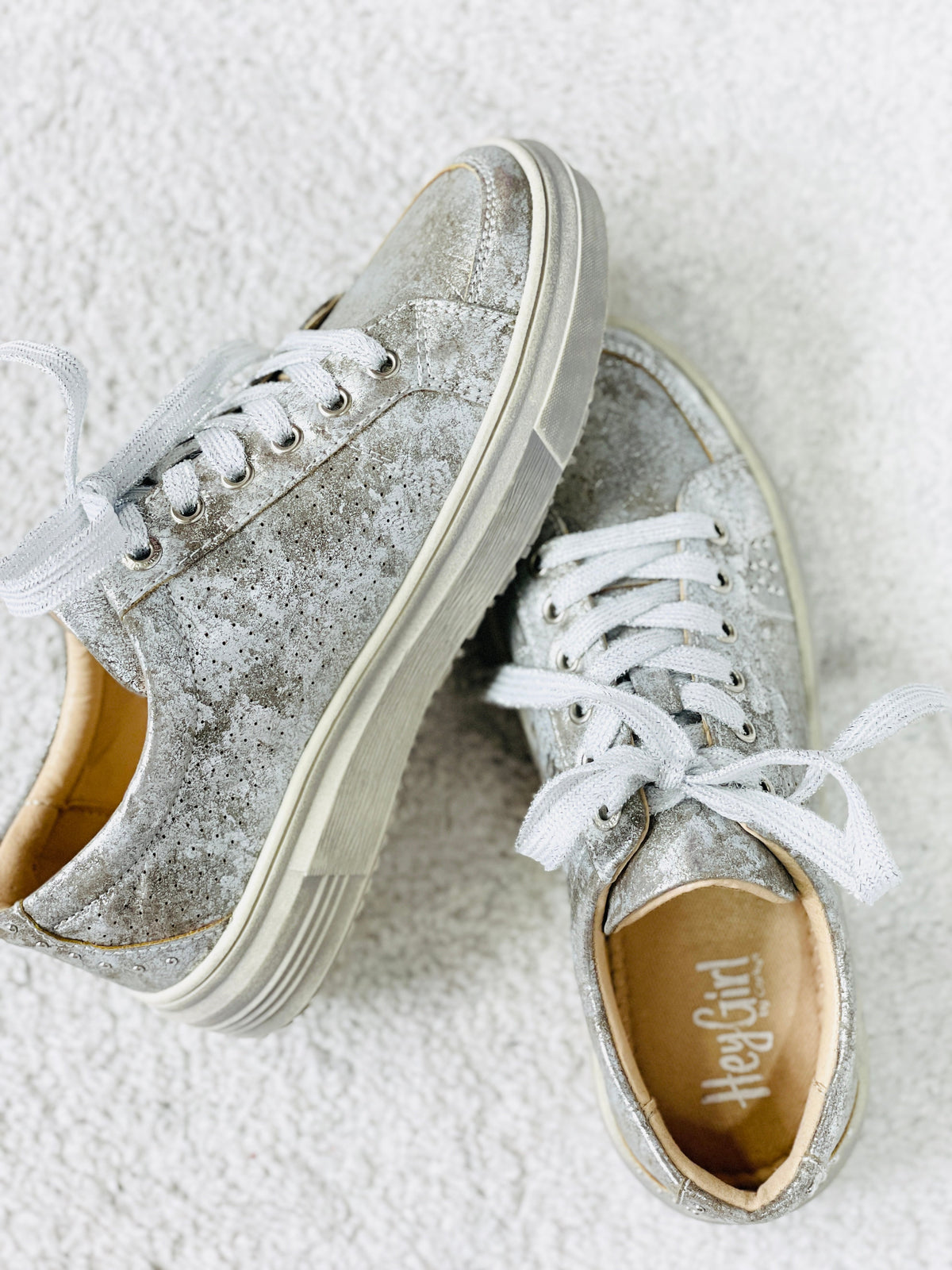 Corky's Down Time Silver Metallic Sneaker *Final Sale*