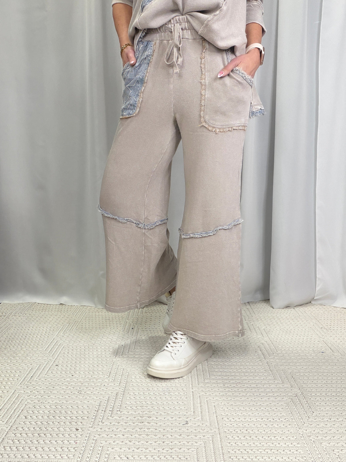 Starry Lounge Wide-Leg Pants in 4 Colors